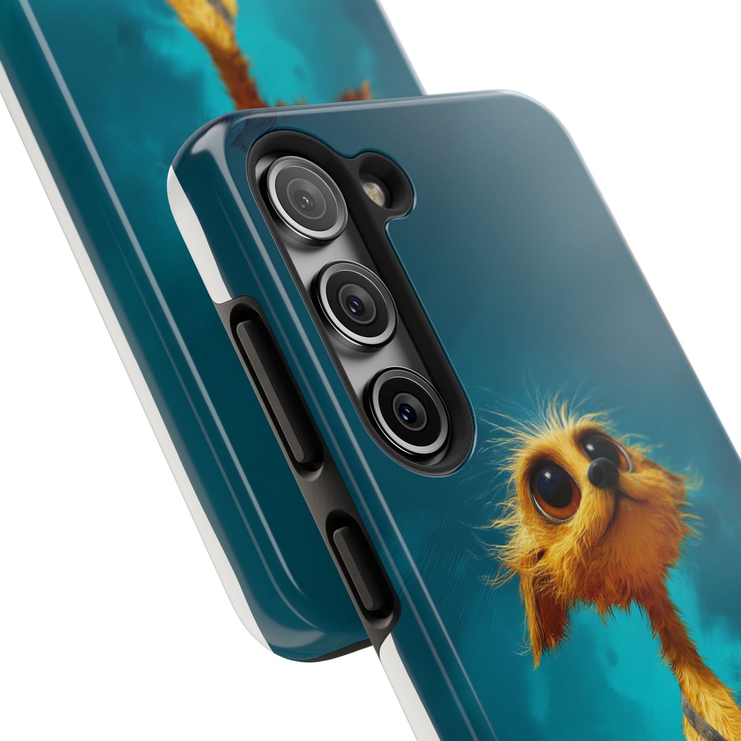 Whimsical Dog Art Tough Phone Case - Durable and Stylish Protection for Pet Lovers