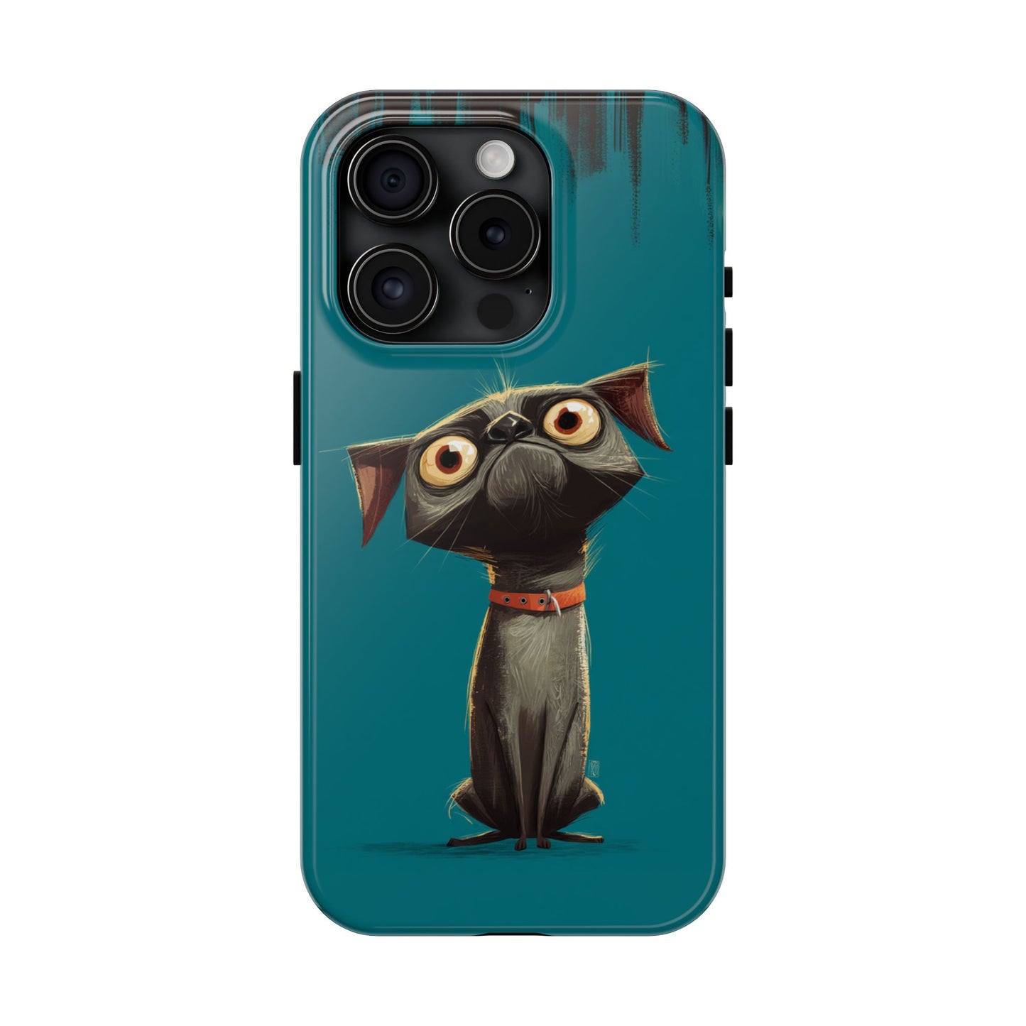 Cute Dog Tough Phone Case - Durable Protection for Pet Lovers