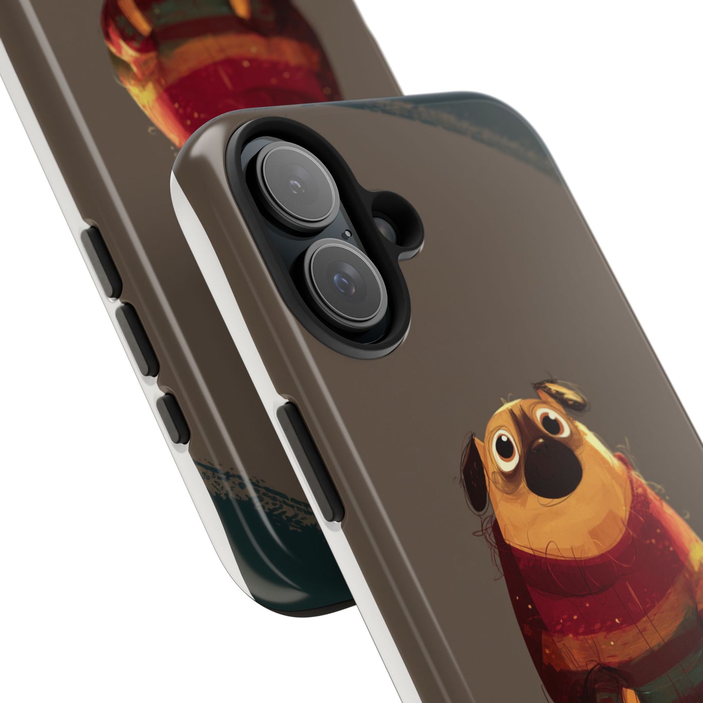 Cute Pug Tough Phone Case - Durable & Stylish Protection for Pet Lovers