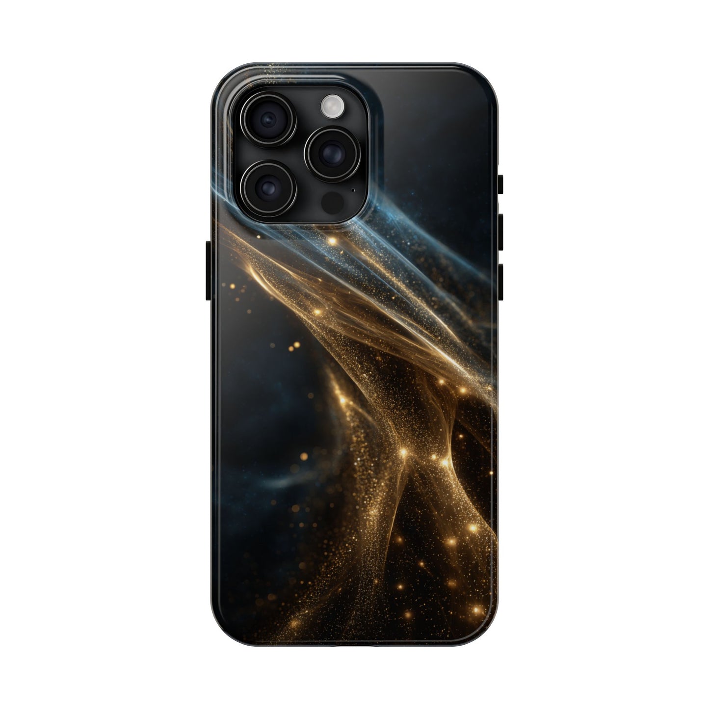 Stunning Gold Swirl Tough Phone Case - Stylish Protection with Elegance