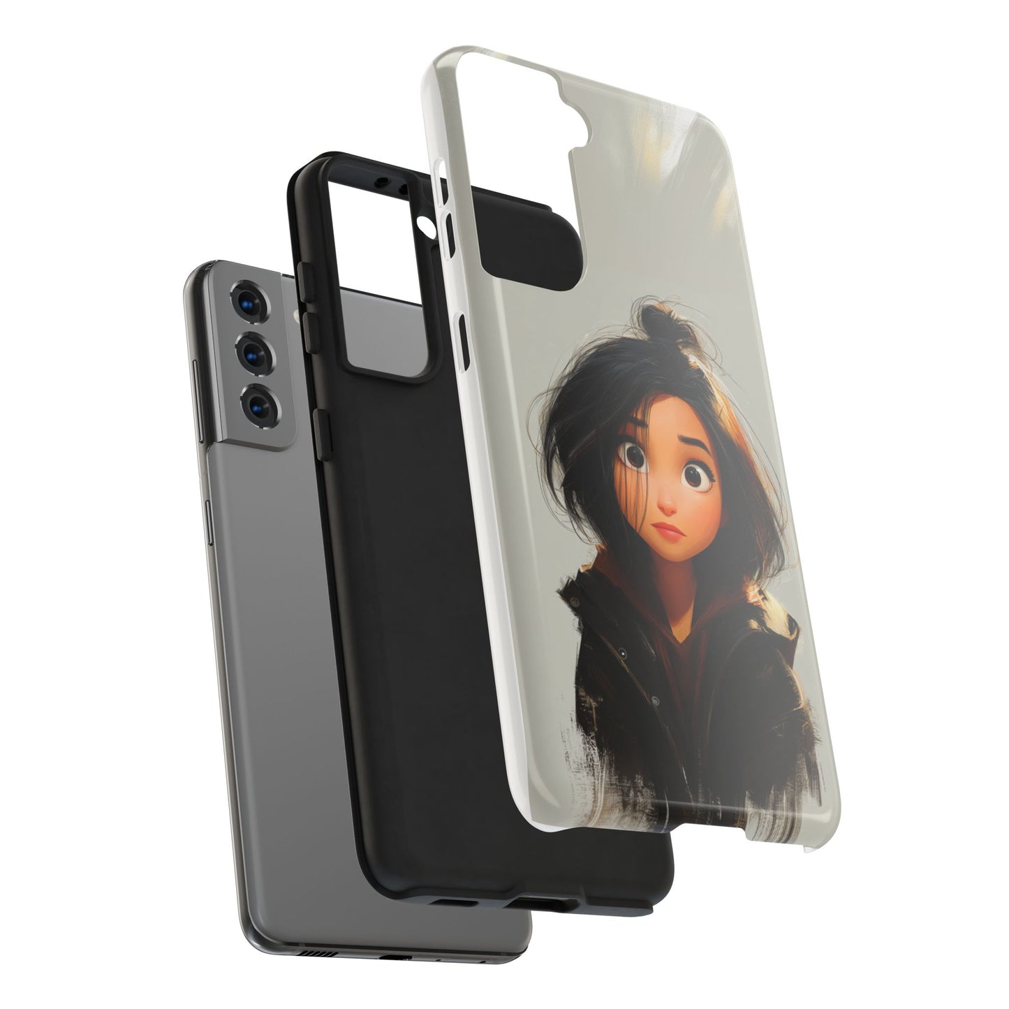 Artistic Tough Phone Case - Unique Design for Creative Souls