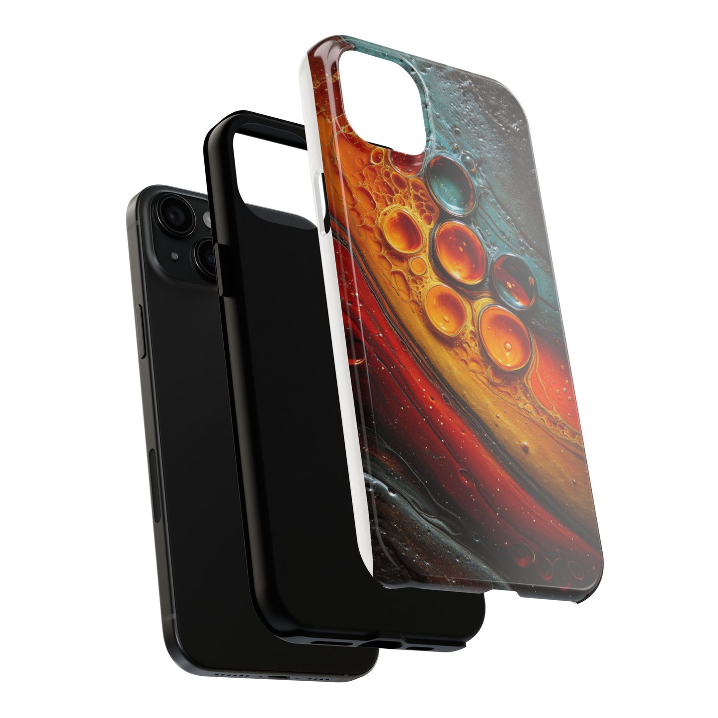 Artistic Tough Phone Case - Unique Abstract Design for Durable Protection