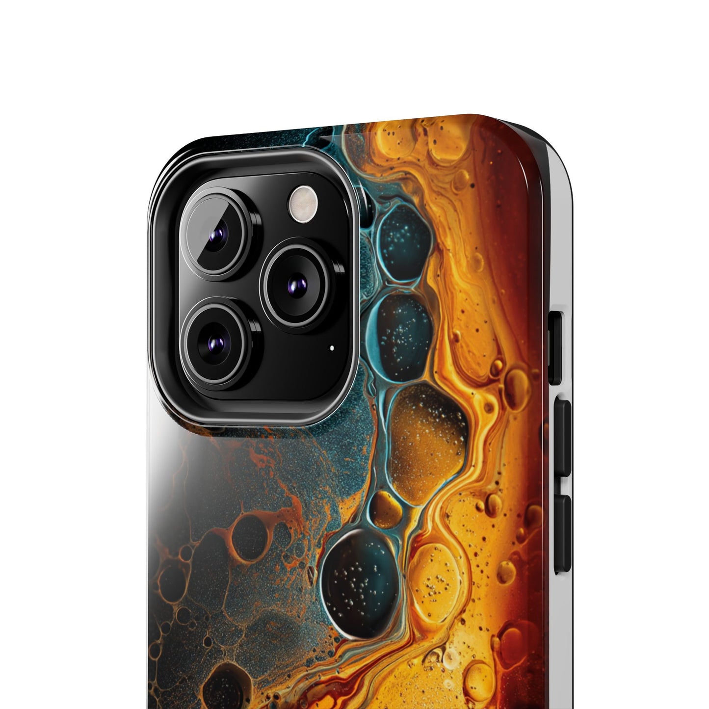 Abstract Lava Tough Phone Case - Vibrant Protective Cover for Adventurous Souls