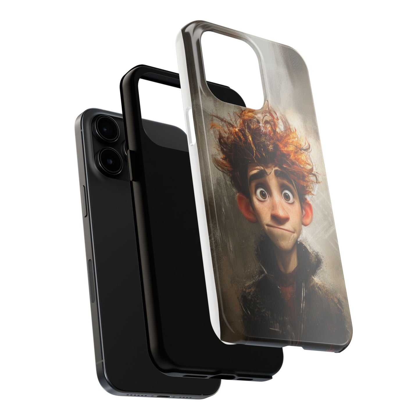 Whimsical Tough Phone Case – Unique Art Design for Creative Souls