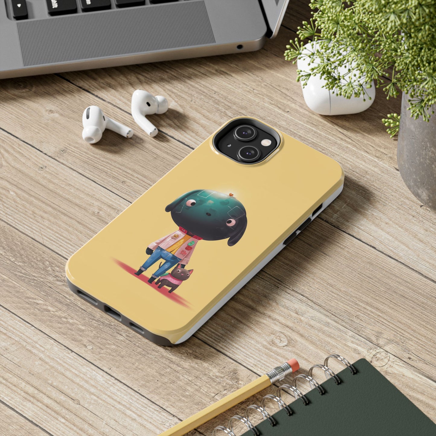 Cute Dog-Themed Tough Phone Cases for Pet Lovers - Durable Protection & Whimsical Design