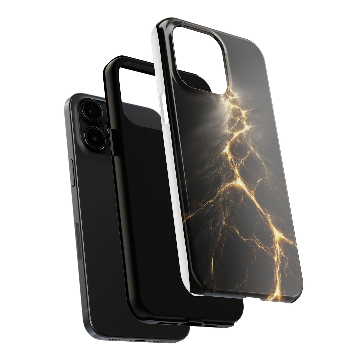Lightning Bolt Tough Phone Case - Durable & Stylish Protection