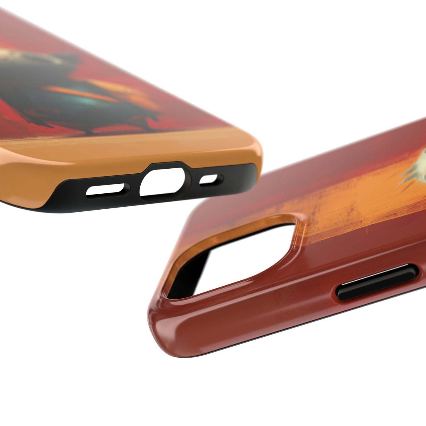 Adventurous Character Tough Phone Case - Durable Protection for Creative Souls