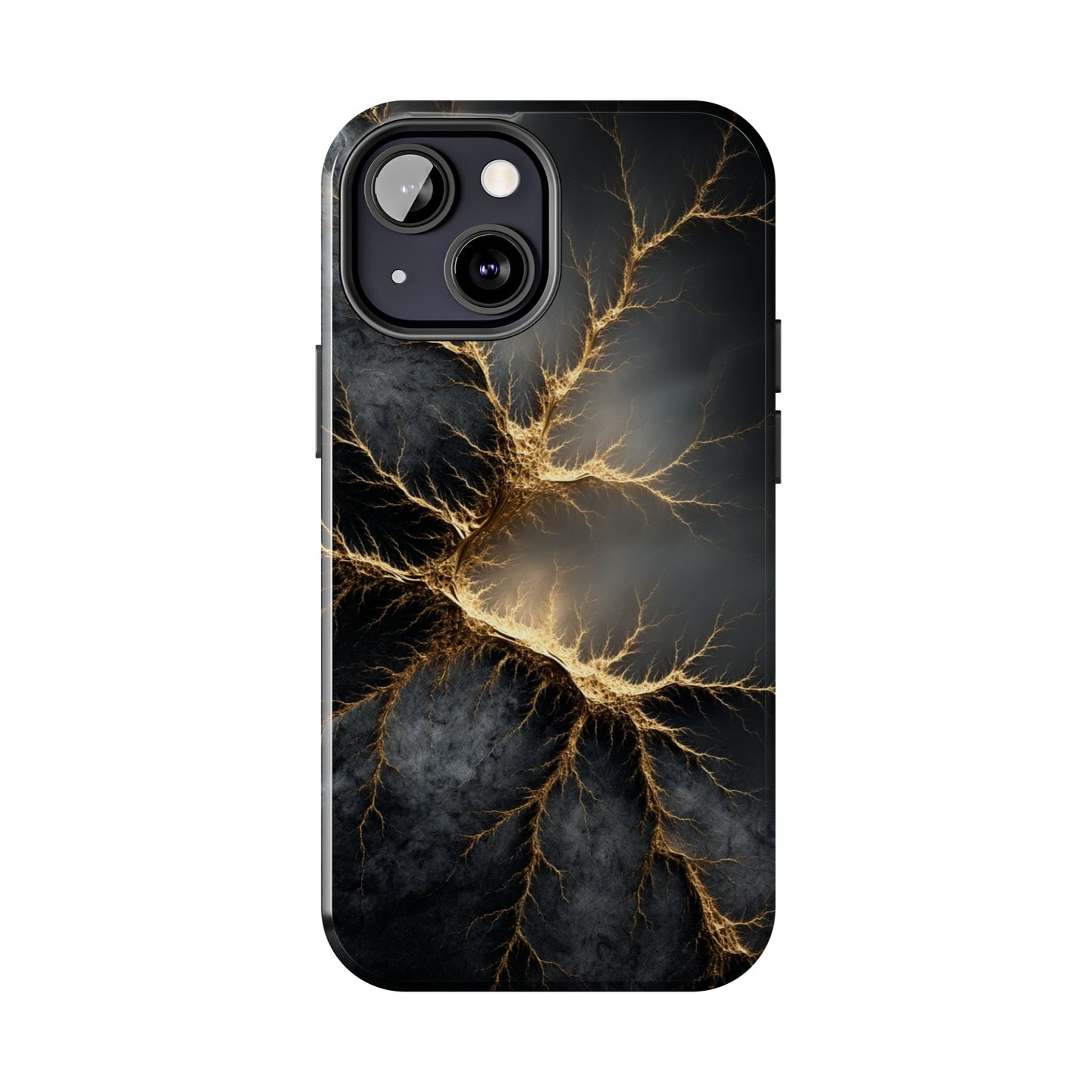 Electric Lightning Tough Phone Case - Durable Protection with Striking Design