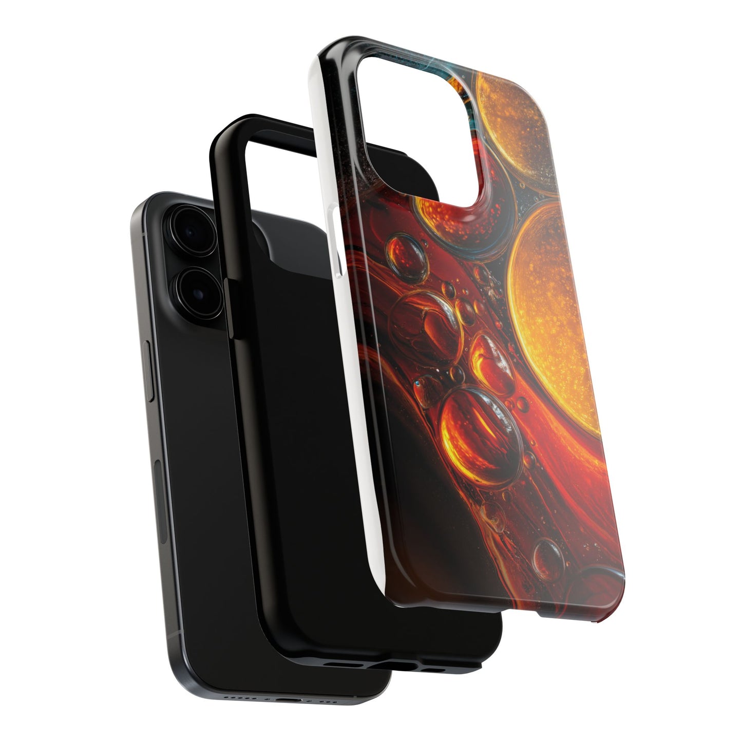 Vibrant Abstract Tough Phone Case - Protective Cover with Colorful Design