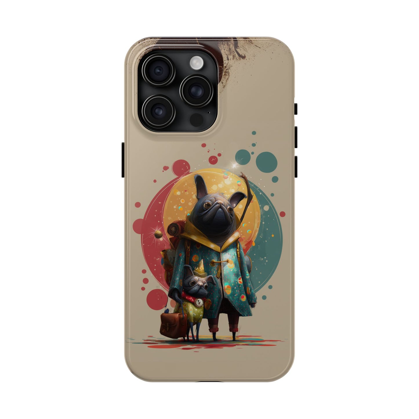 Whimsical Pet-Inspired Tough Phone Case - Perfect for Animal Lovers