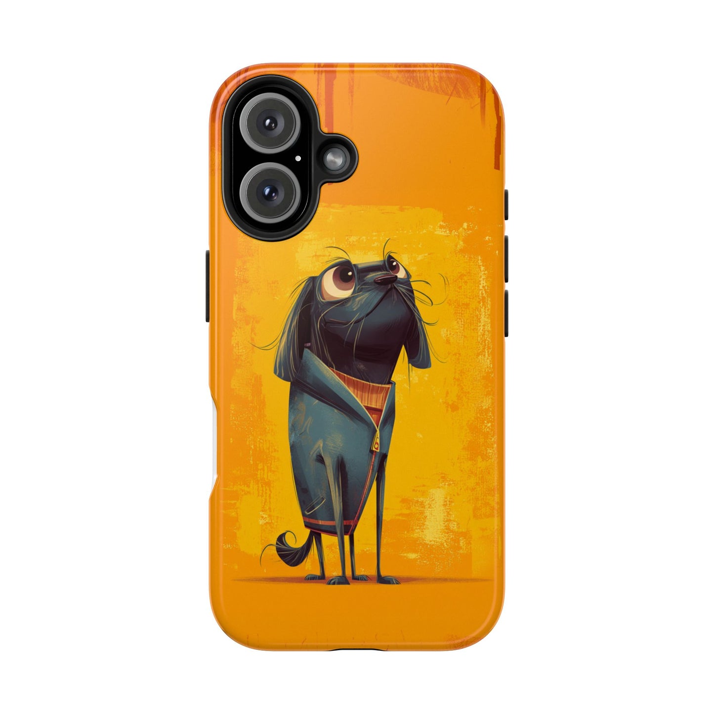Fun Dog Art Tough Phone Case - Durable Pet Lover Gift
