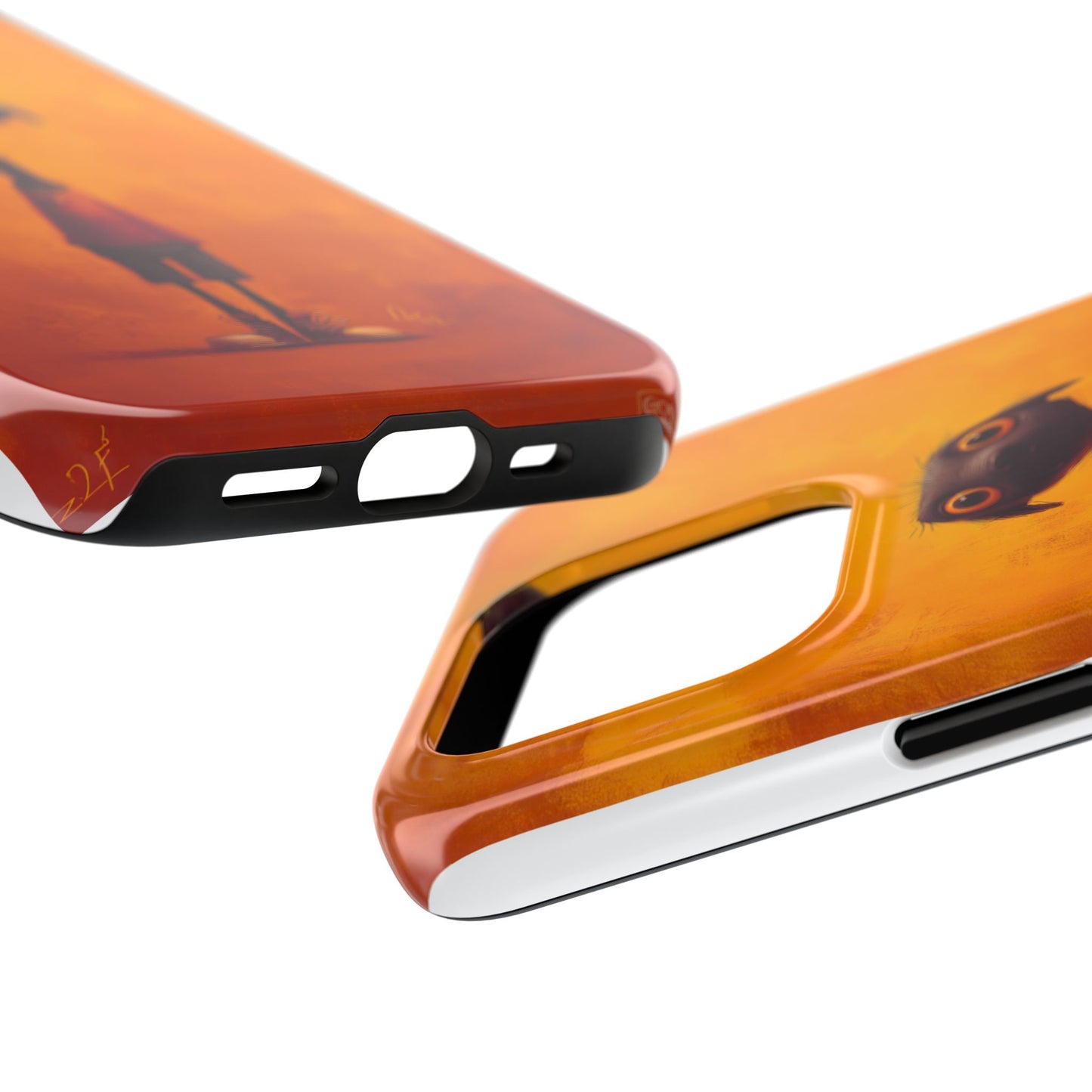 Whimsical Tough Phone Cases - Unique, Durable Design for Creative Minds