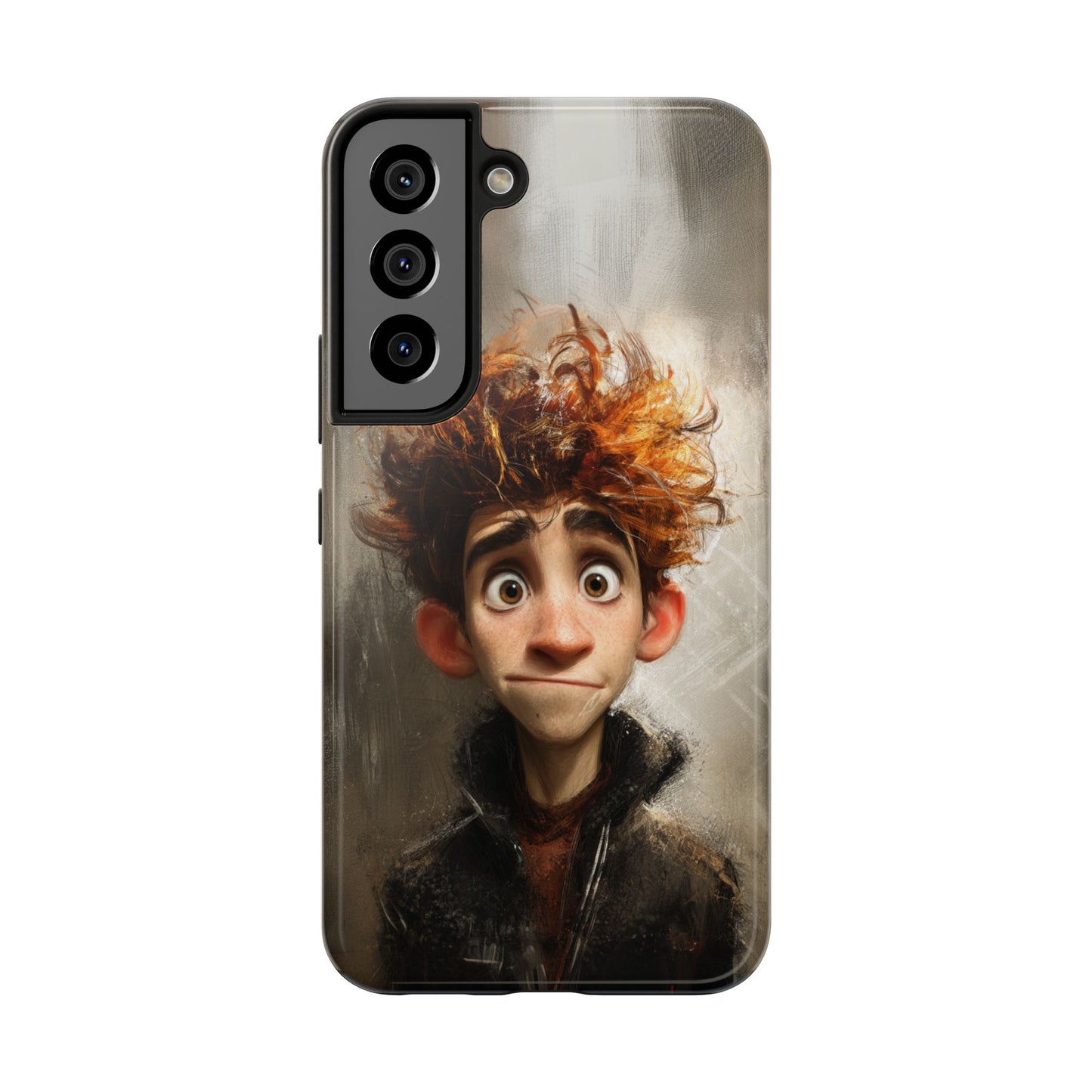 Whimsical Tough Phone Case – Unique Art Design for Creative Souls