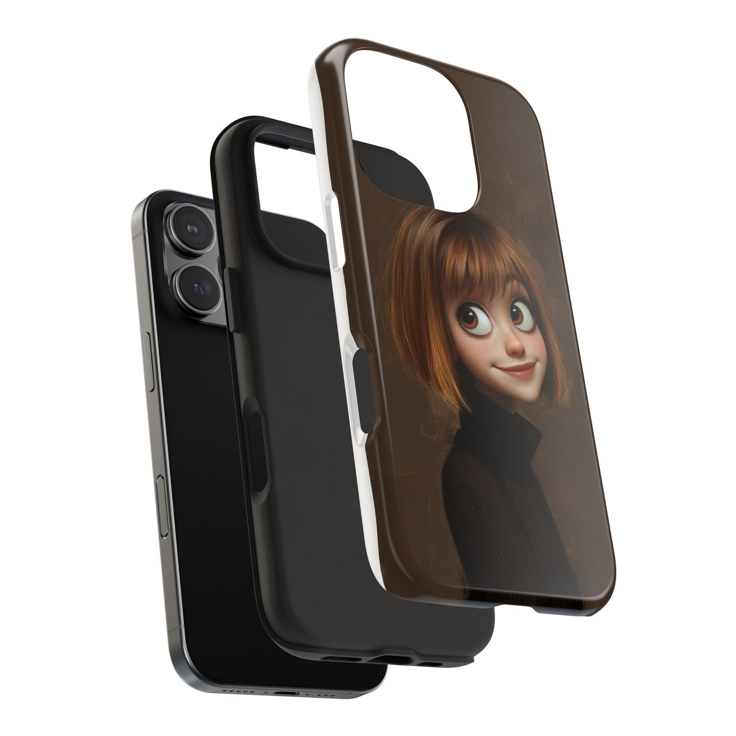 Cute Cartoon Character Tough Phone Case - Durable & Stylish Protection