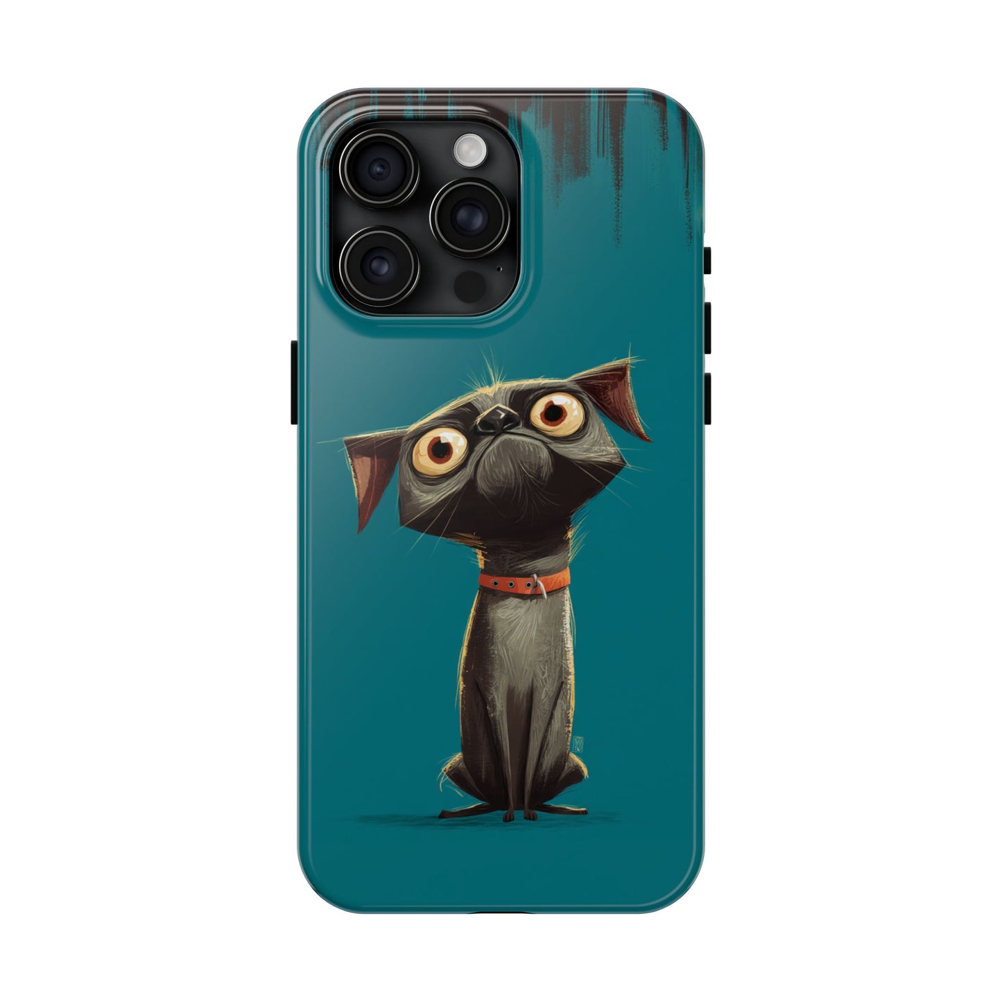 Cute Dog Tough Phone Case - Durable Protection for Pet Lovers