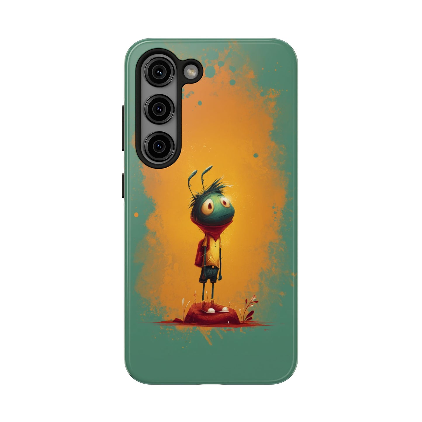Whimsical Tough Phone Cases for Kids – Vibrant Character Design