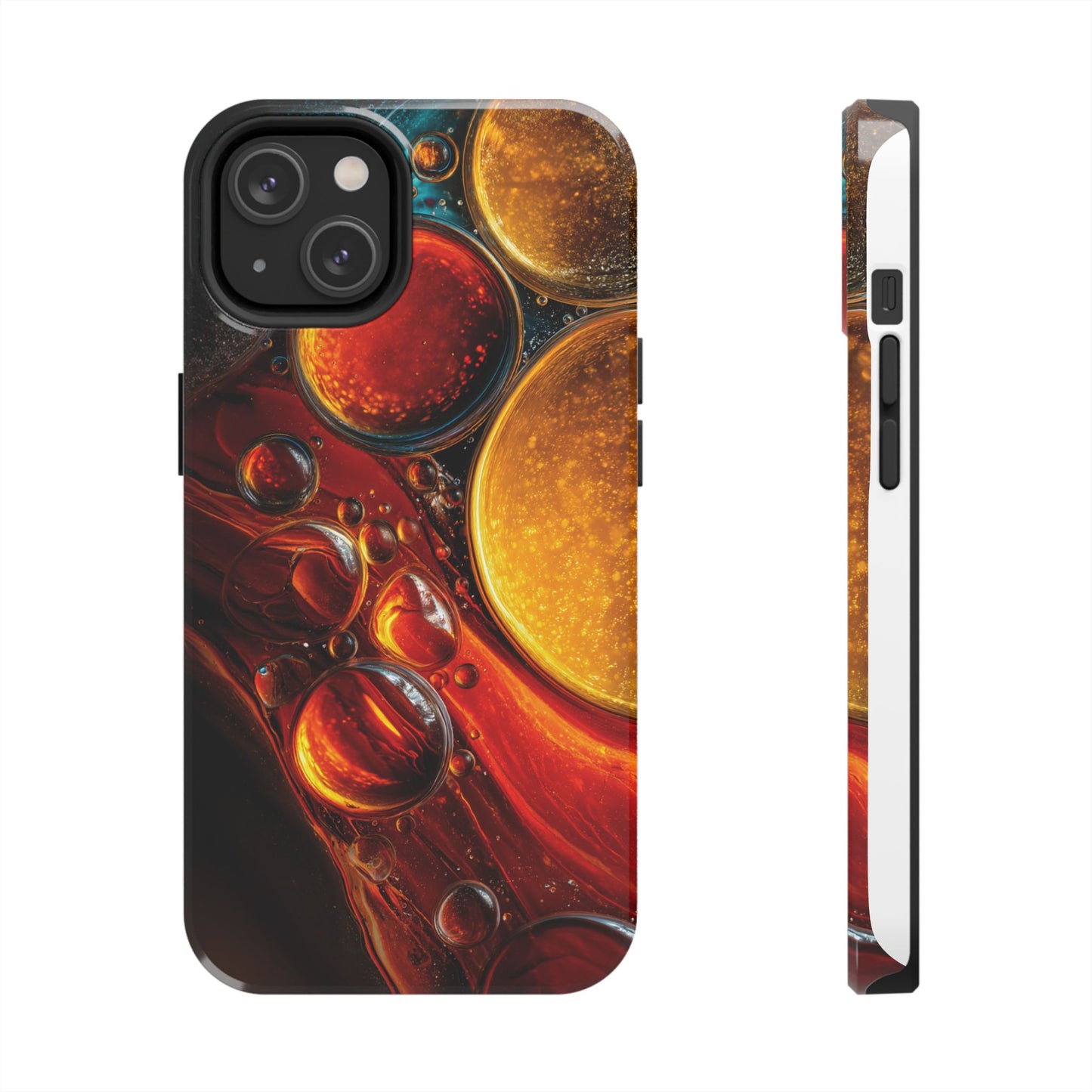 Vibrant Abstract Tough Phone Case - Protective Cover with Colorful Design