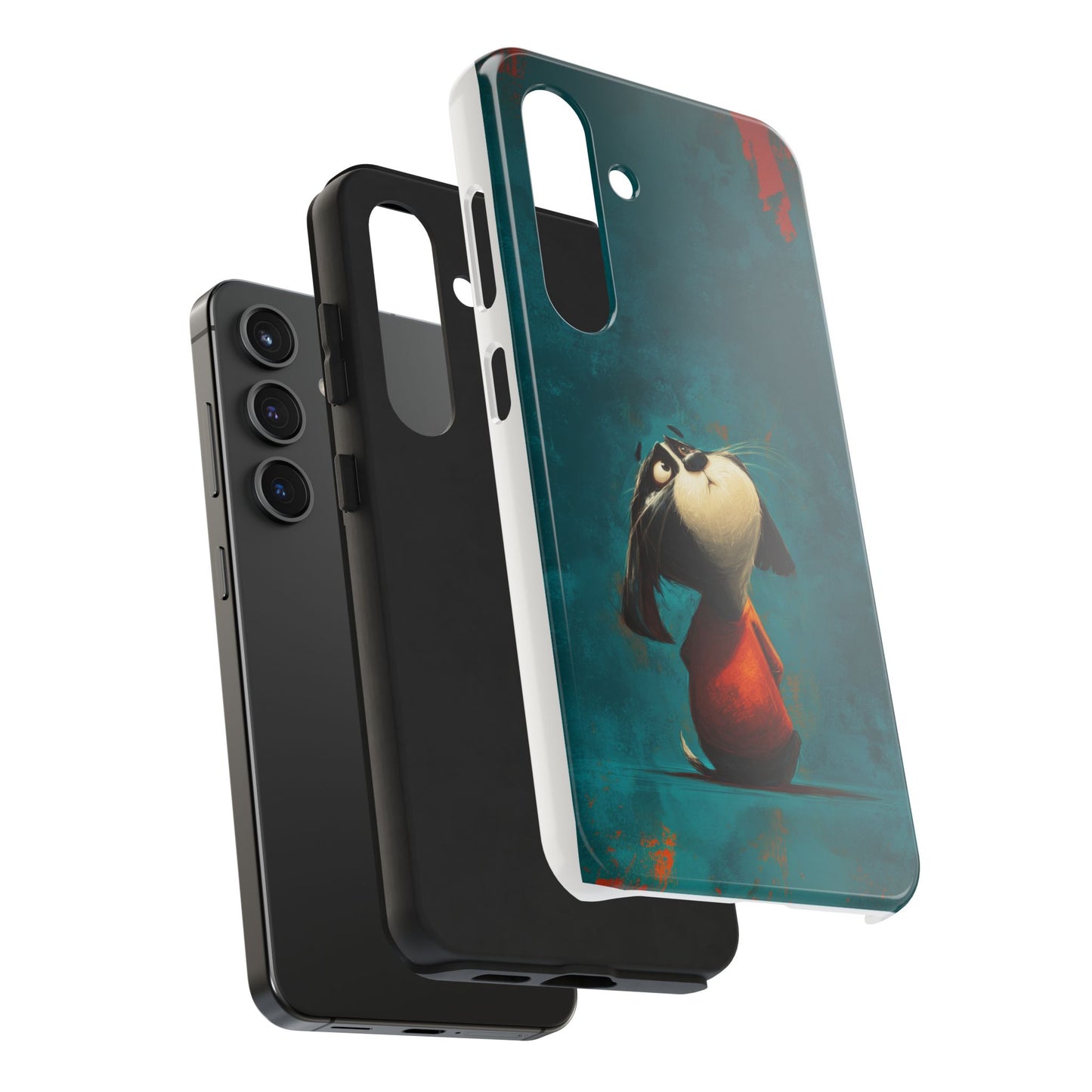 Whimsical Dog Tough Phone Case - Perfect for Pet Lovers!