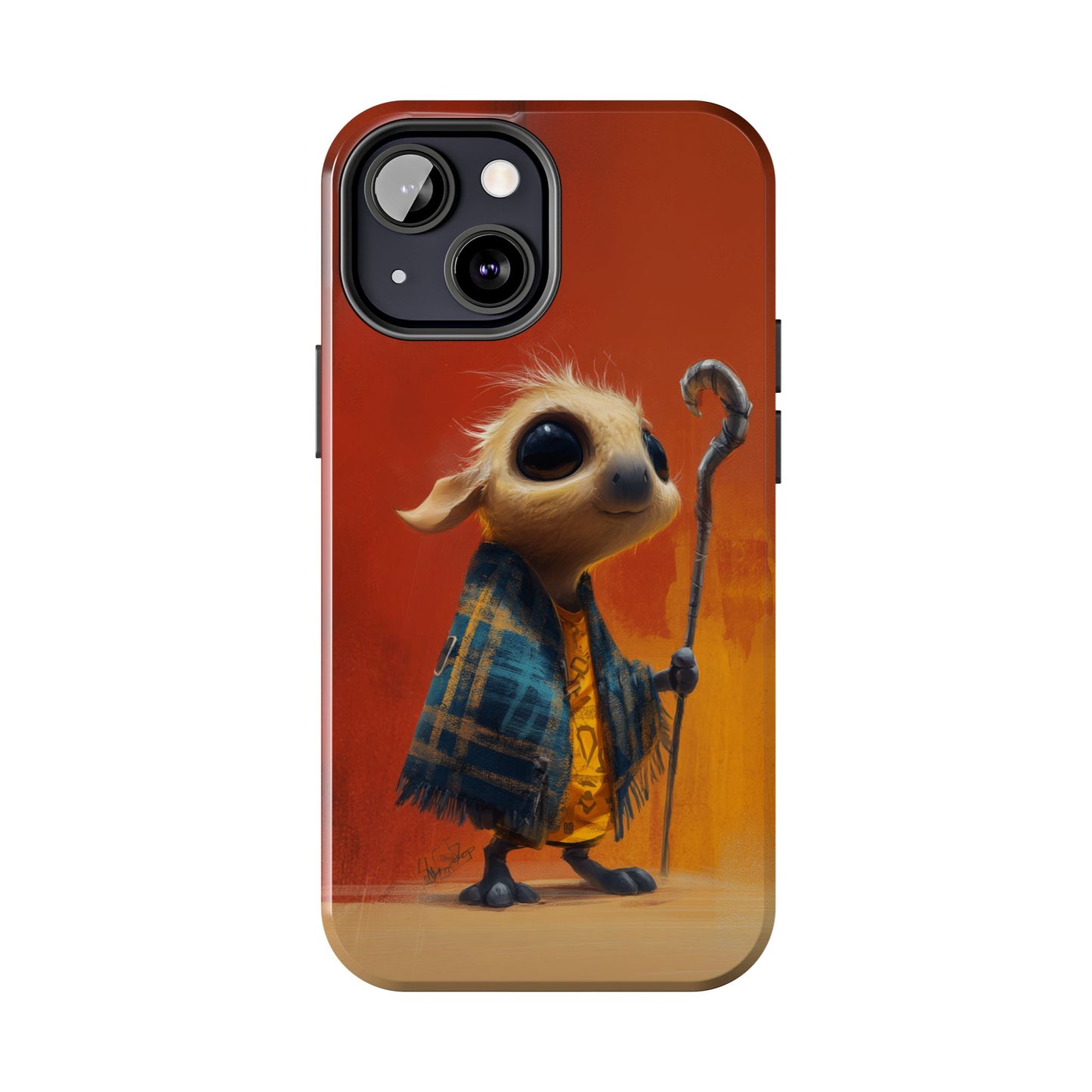 Whimsical Tough Phone Case - Cute Character Design for Kids & Adults