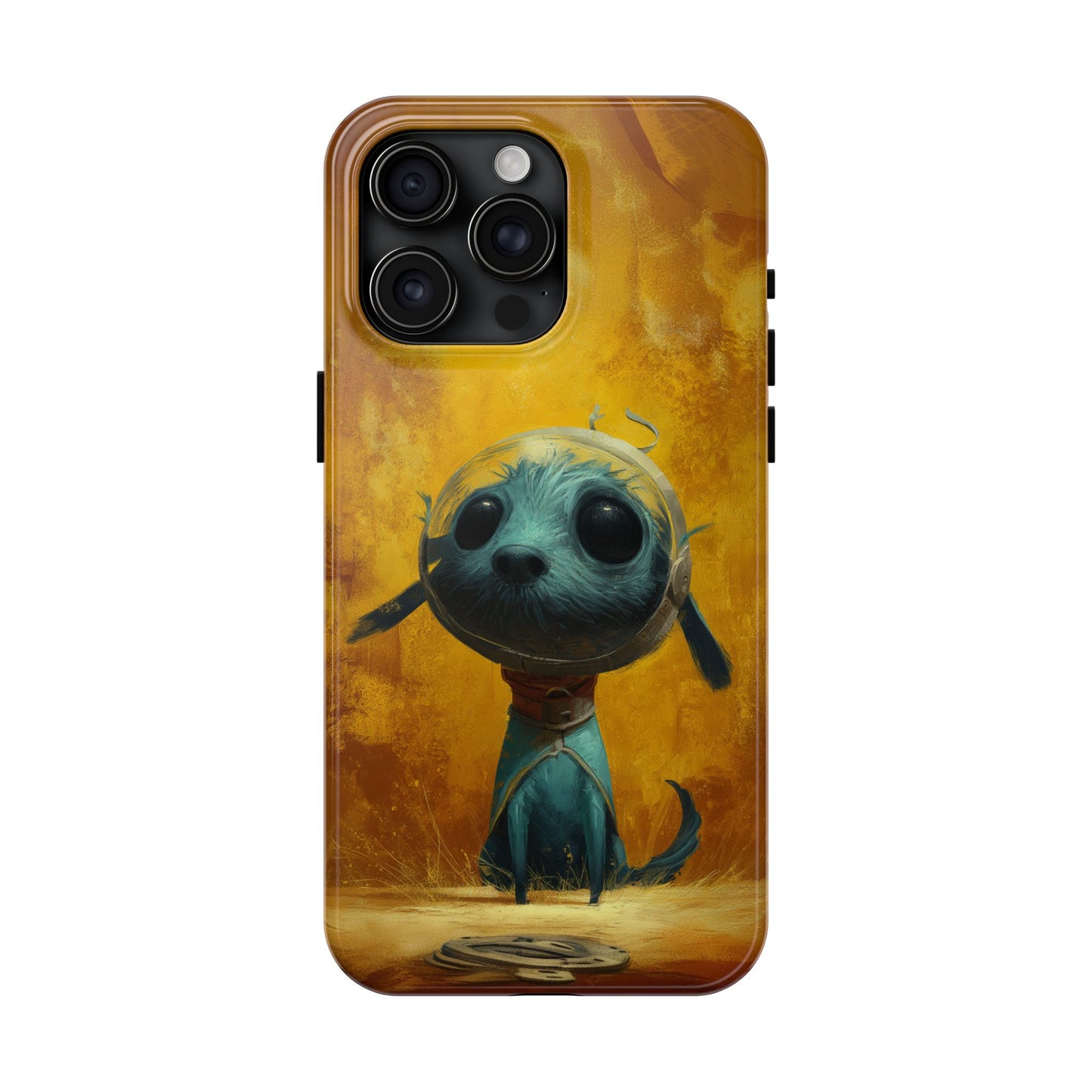 Cute Dog Art Tough Phone Case - Stylish & Protective