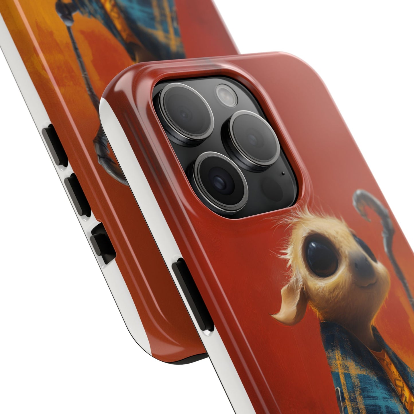 Whimsical Tough Phone Case - Cute Character Design for Kids & Adults