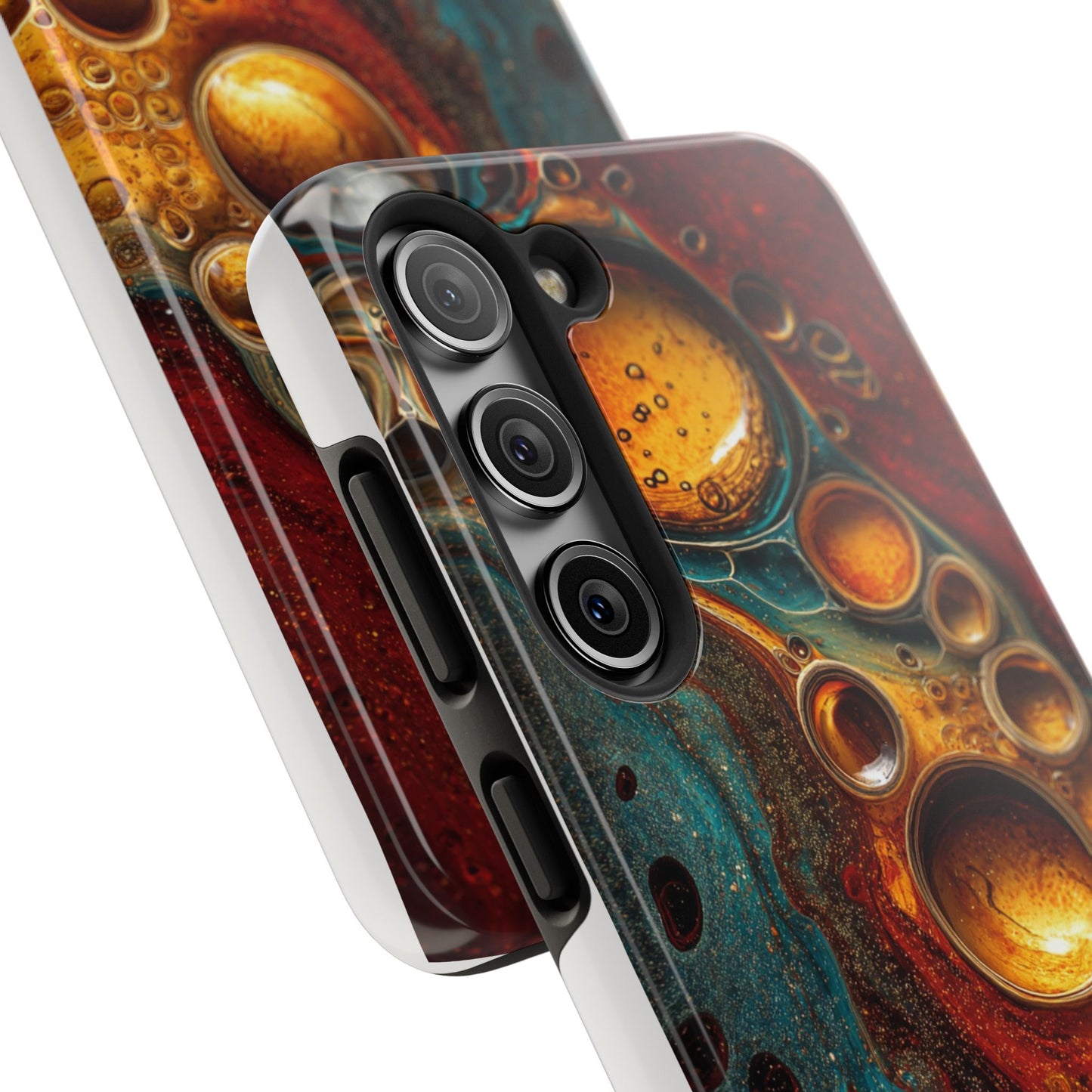 Abstract Art Tough Phone Case - Unique Colorful Design