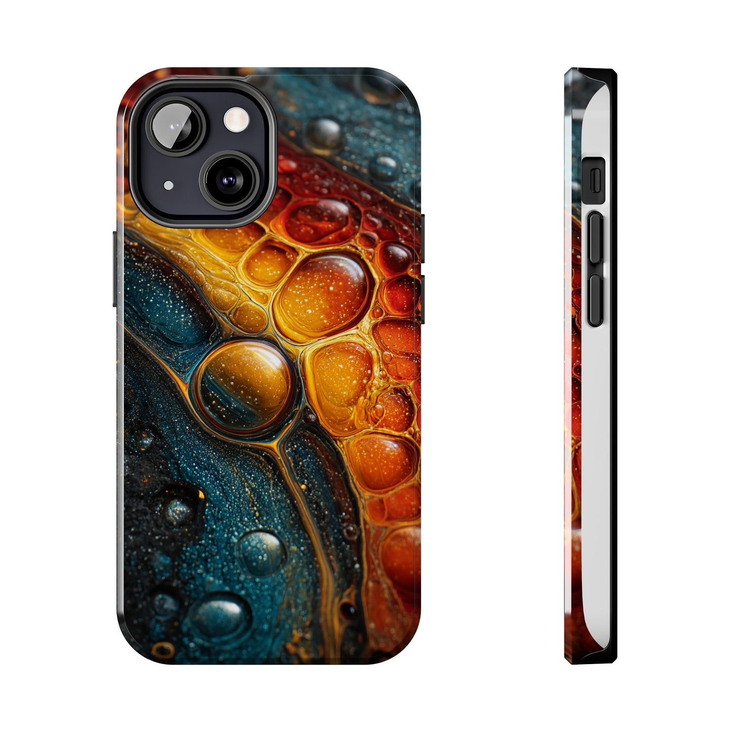 Abstract Art Tough Phone Case - Colorful Design for Stylish Protection