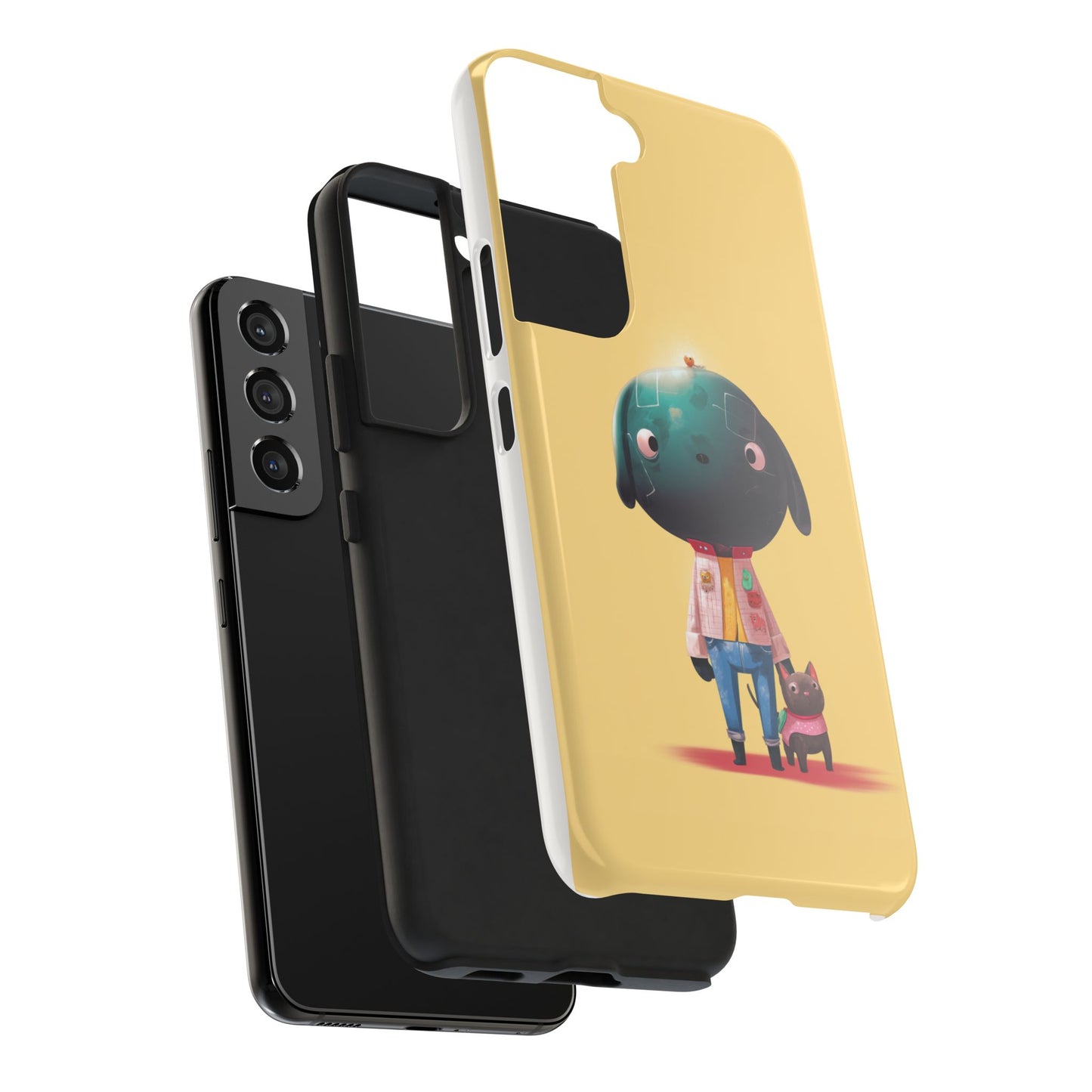 Cute Dog-Themed Tough Phone Cases for Pet Lovers - Durable Protection & Whimsical Design