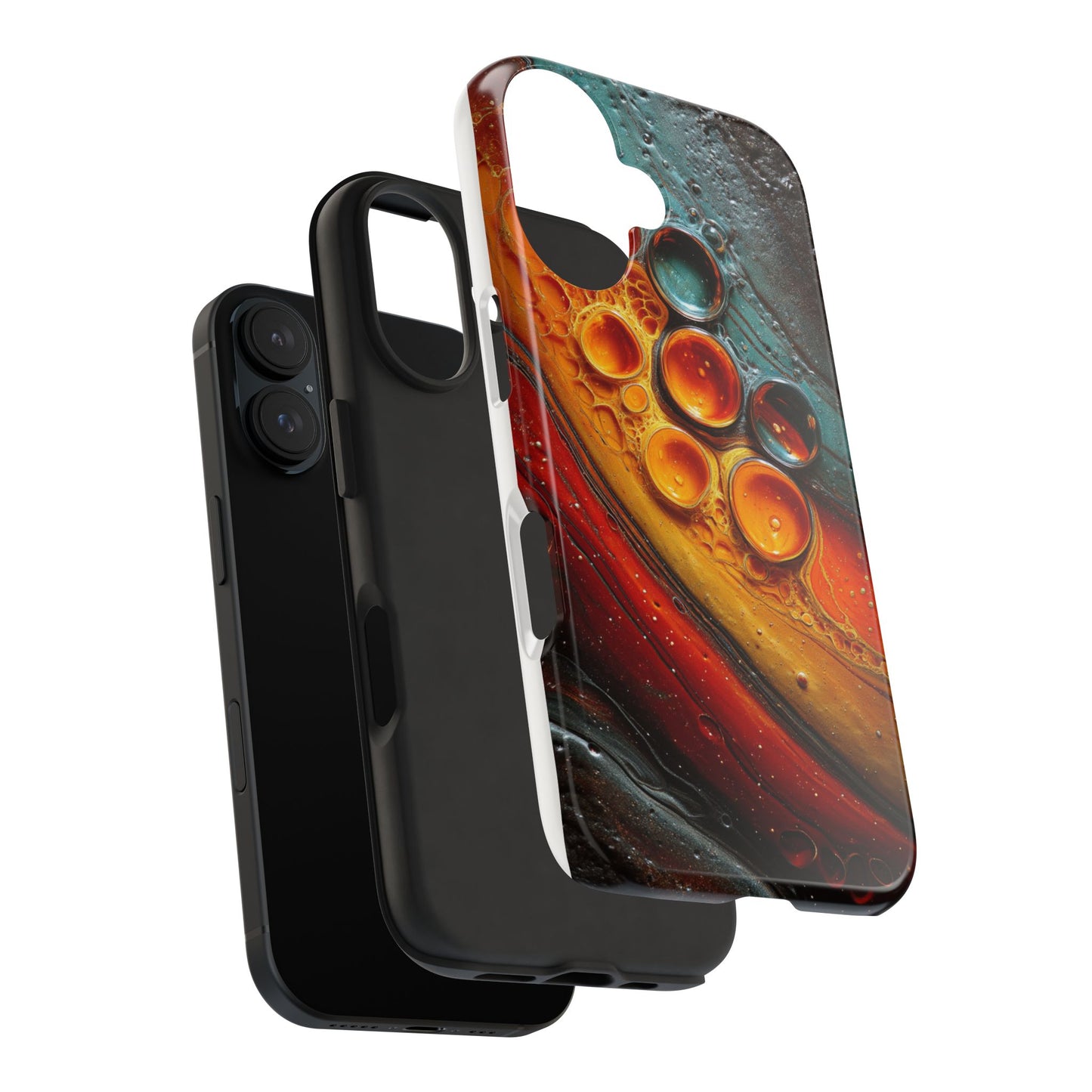 Artistic Tough Phone Case - Unique Abstract Design for Durable Protection