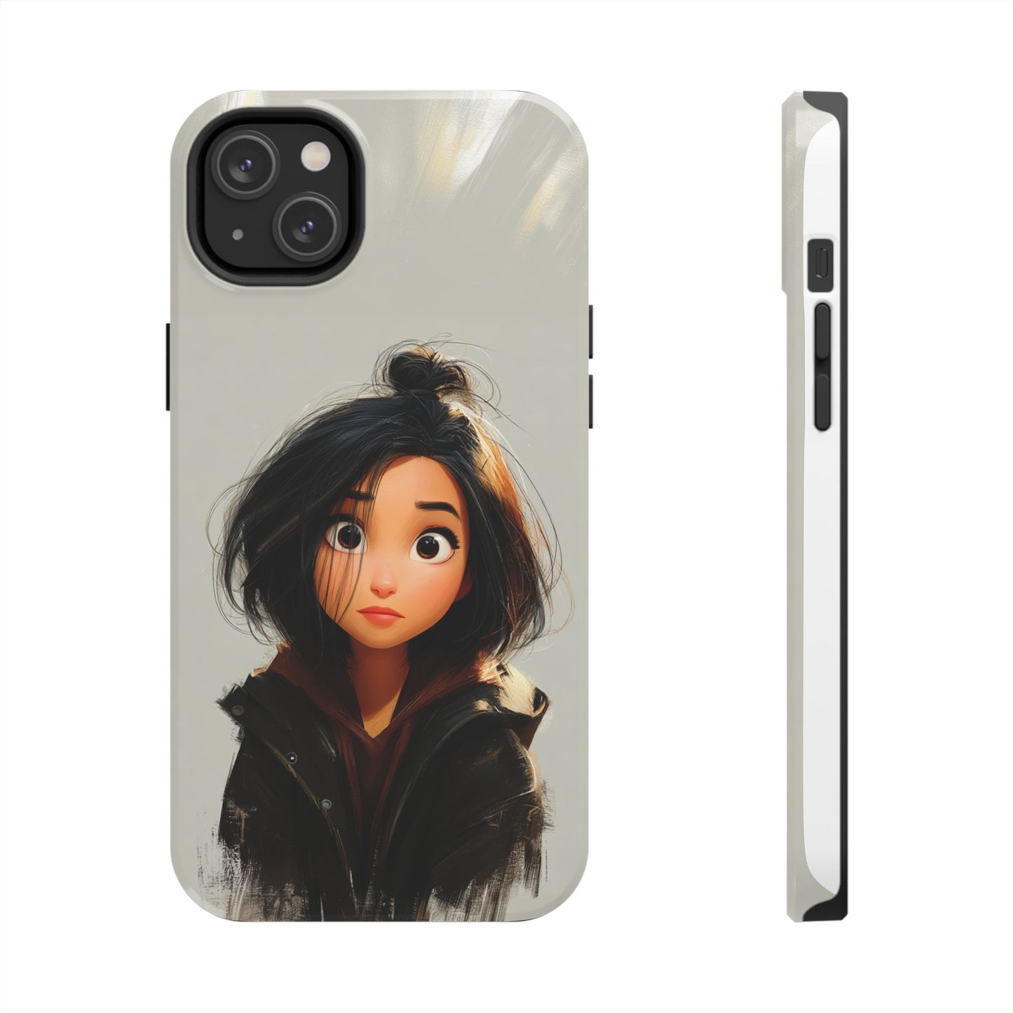 Artistic Tough Phone Case - Unique Design for Creative Souls