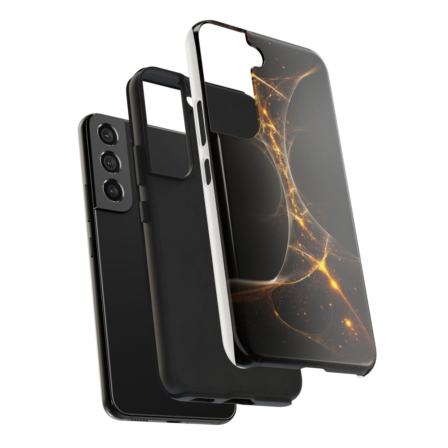 Cosmic Glow Tough Phone Case - Durable Protection with Stellar Design