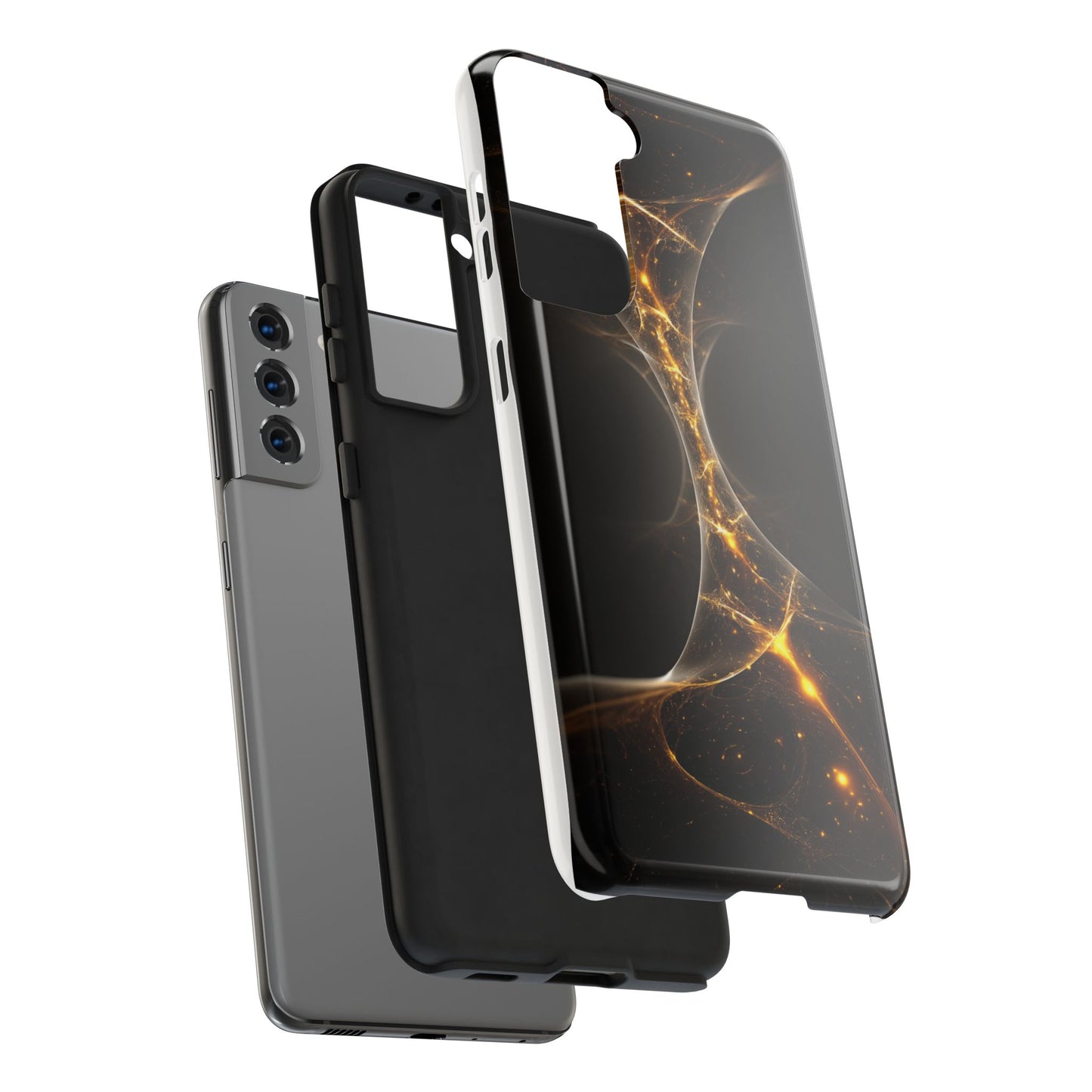 Cosmic Glow Tough Phone Case - Durable Protection with Stellar Design