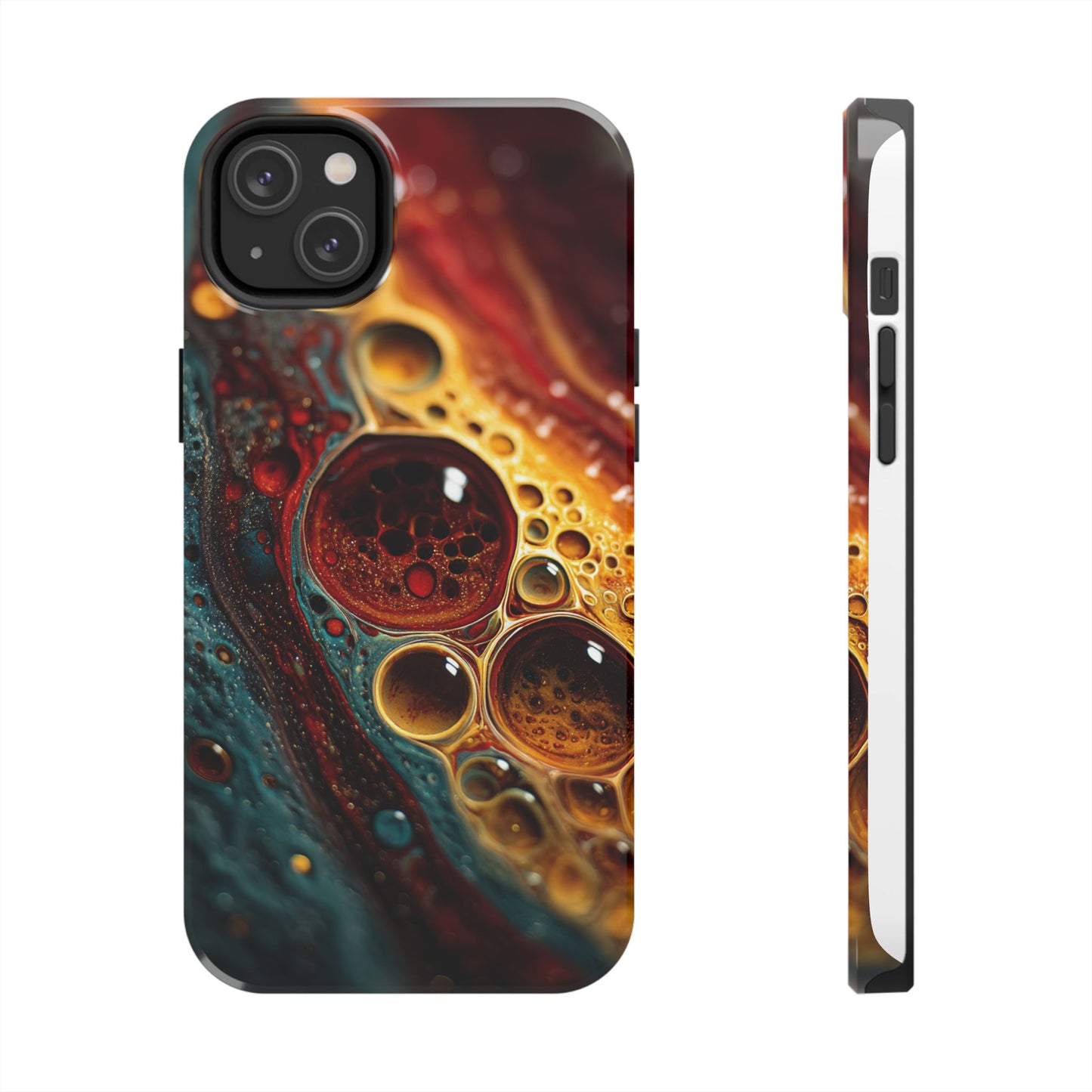 Vibrant Abstract Tough Phone Case - Unique Art for Stylish Protection