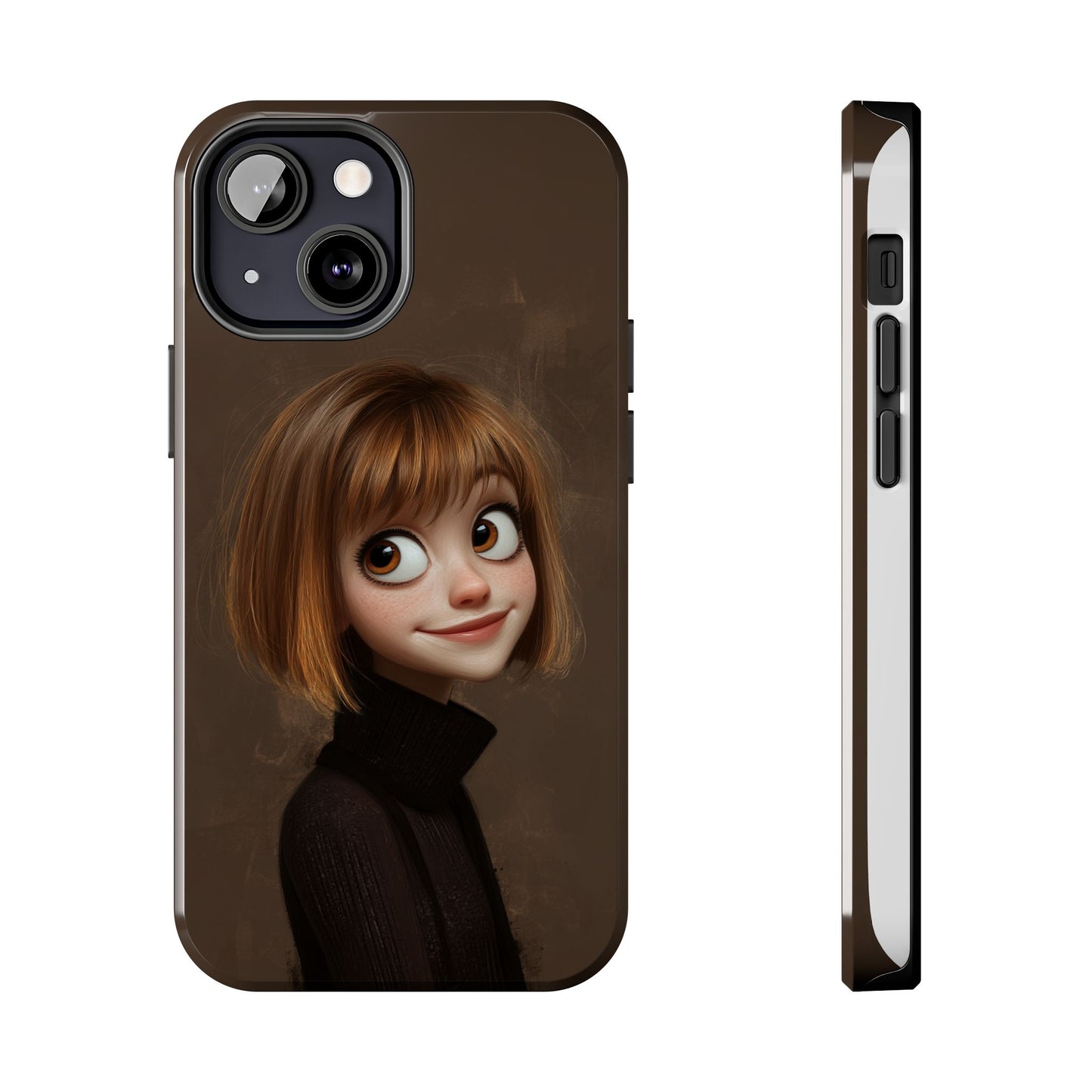 Cute Cartoon Character Tough Phone Case - Durable & Stylish Protection