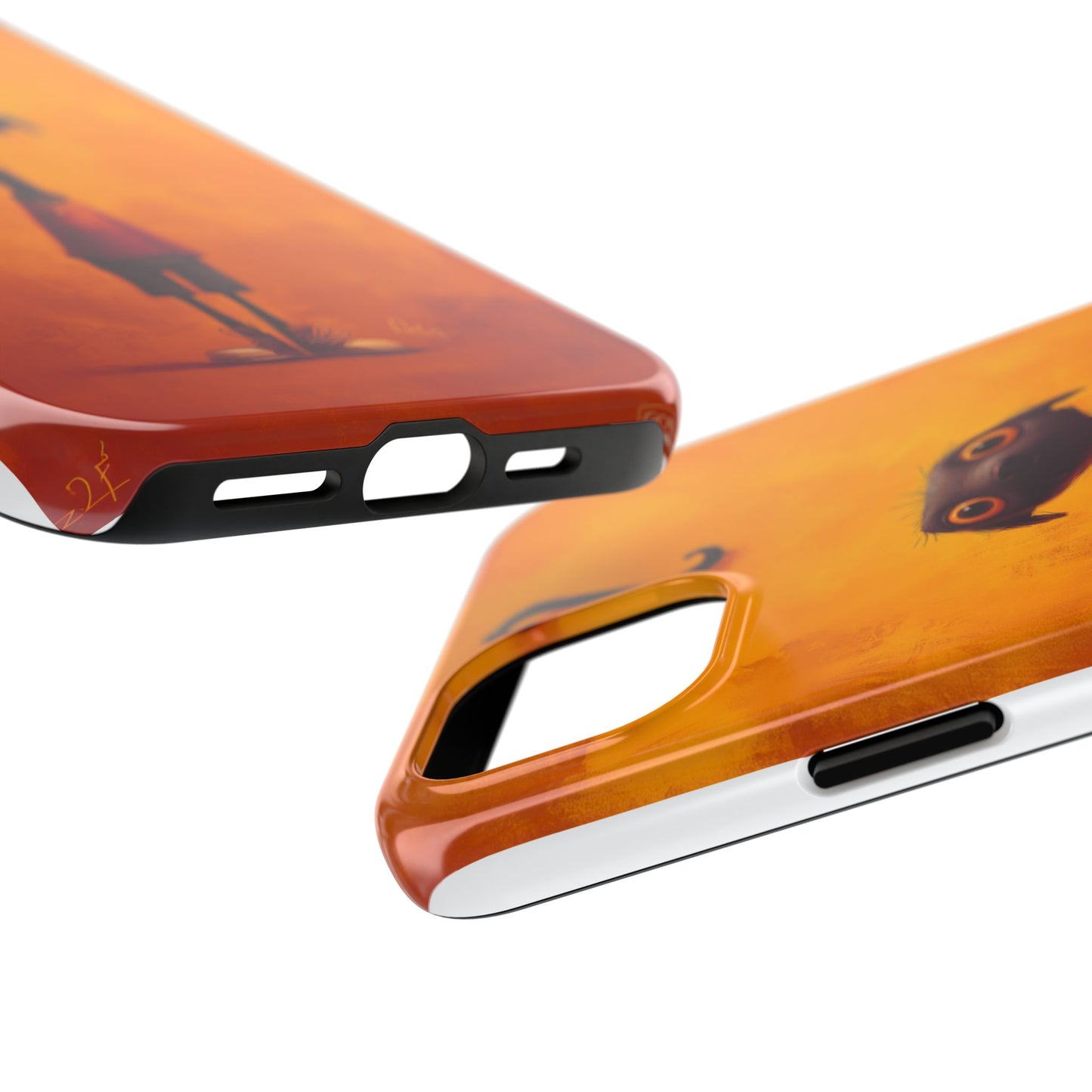 Whimsical Tough Phone Cases - Unique, Durable Design for Creative Minds