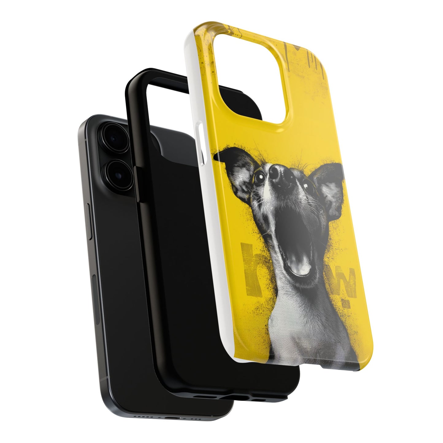 Vibrant Dog Lover Tough Phone Case – Durable Pet-Inspired Protection with Bold Design