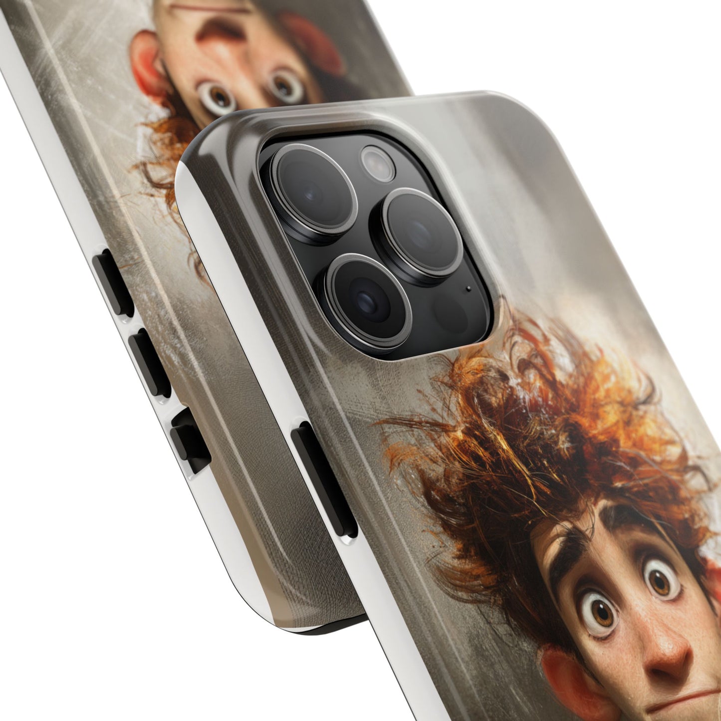 Whimsical Tough Phone Case – Unique Art Design for Creative Souls