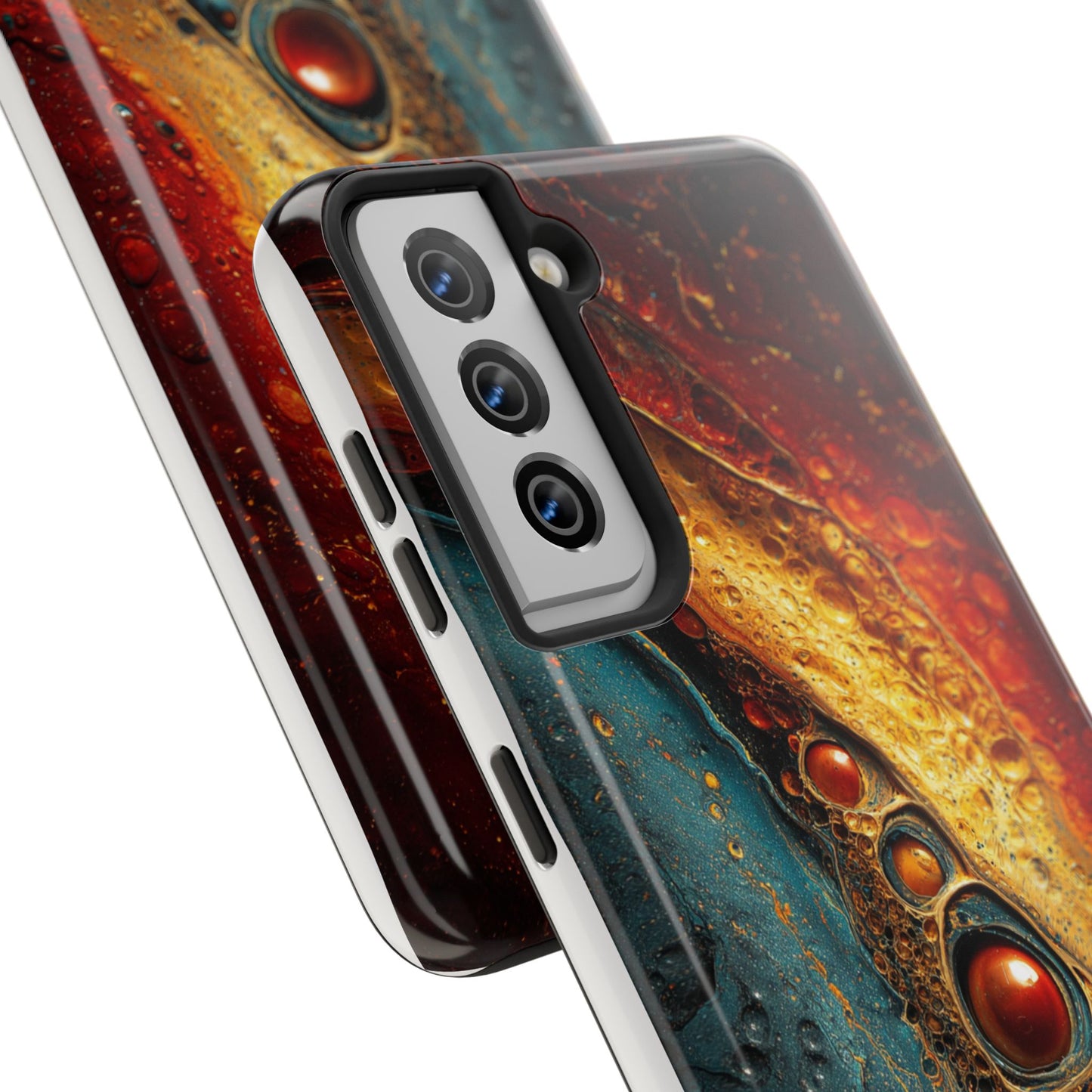 Abstract Colorful Tough Phone Case - Protective Cover with Unique Design