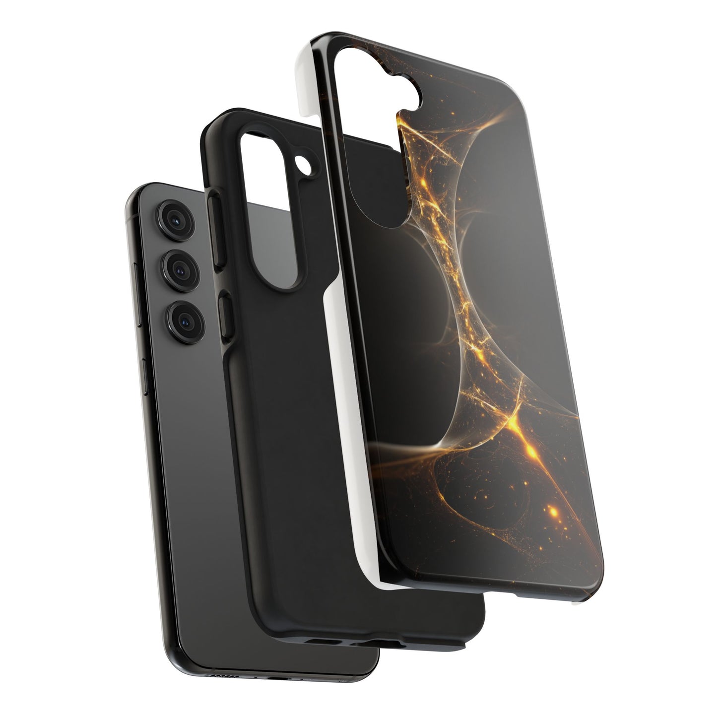 Cosmic Glow Tough Phone Case - Durable Protection with Stellar Design