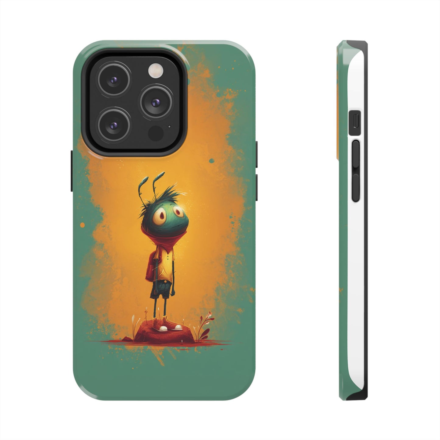 Whimsical Tough Phone Cases for Kids – Vibrant Character Design