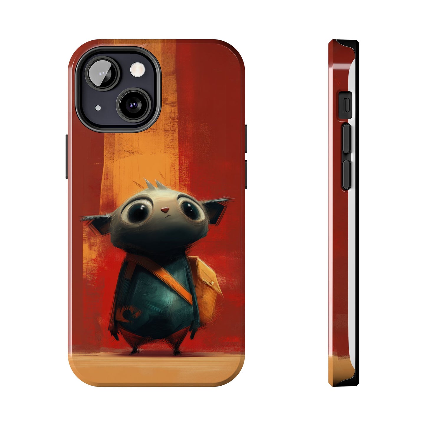 Adventurous Character Tough Phone Case - Durable Protection for Creative Souls