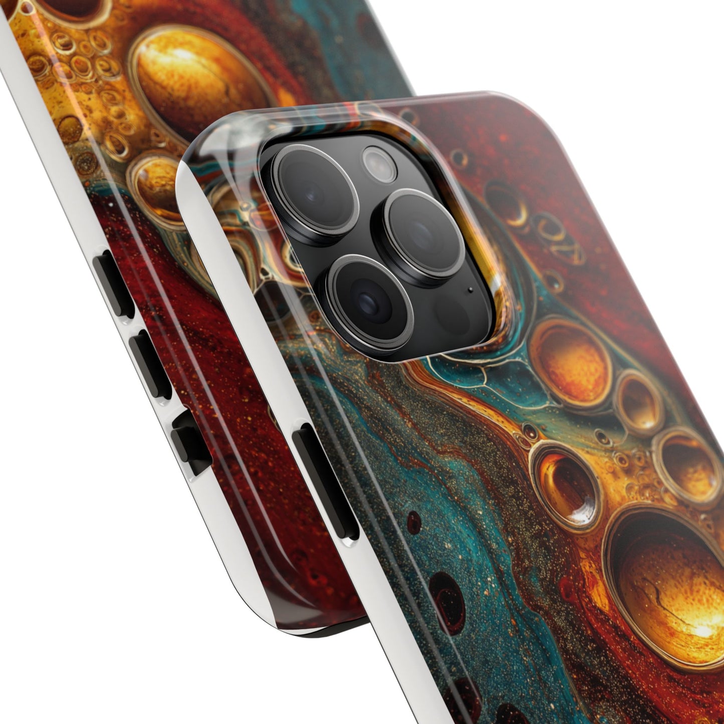Abstract Art Tough Phone Case - Unique Colorful Design
