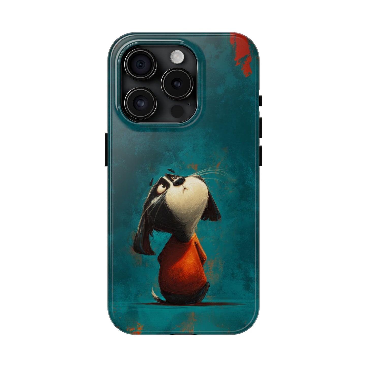 Whimsical Dog Tough Phone Case - Perfect for Pet Lovers!