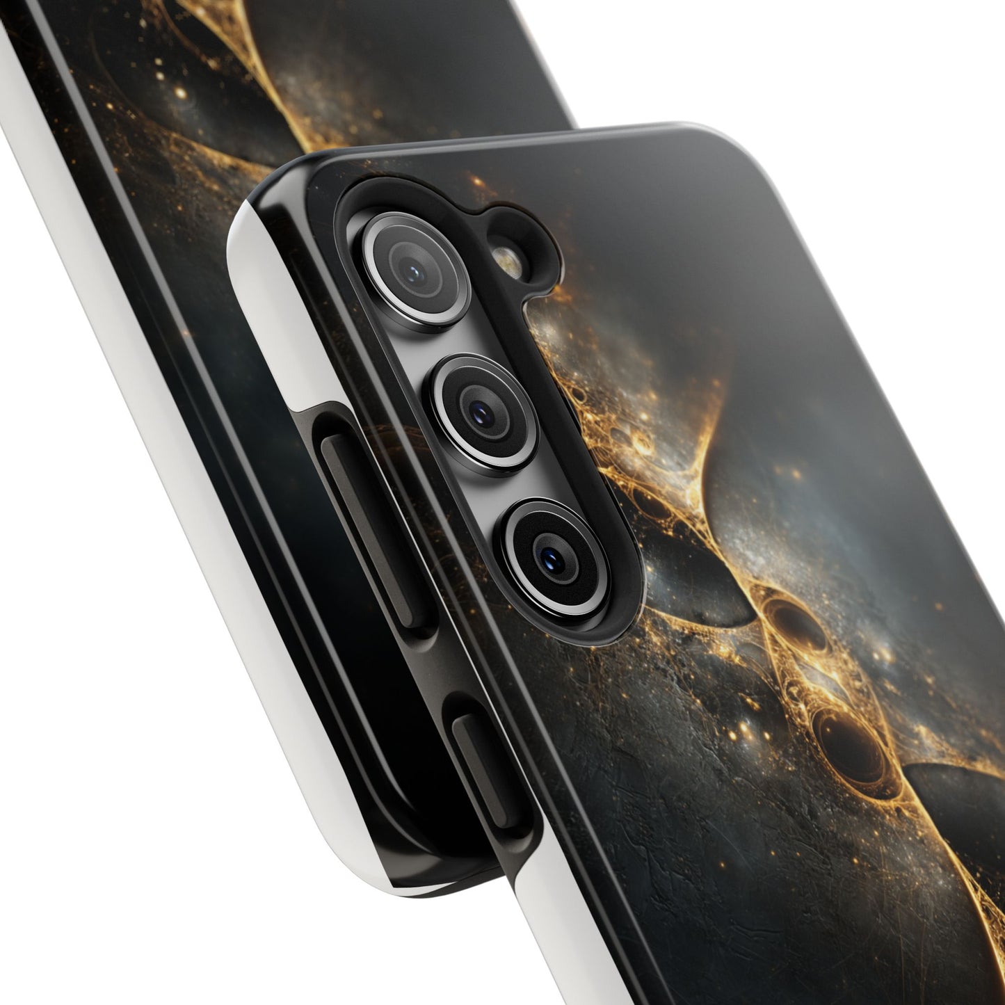 Galactic Elegance Tough Phone Case - Premium Protection for Cosmic Lovers