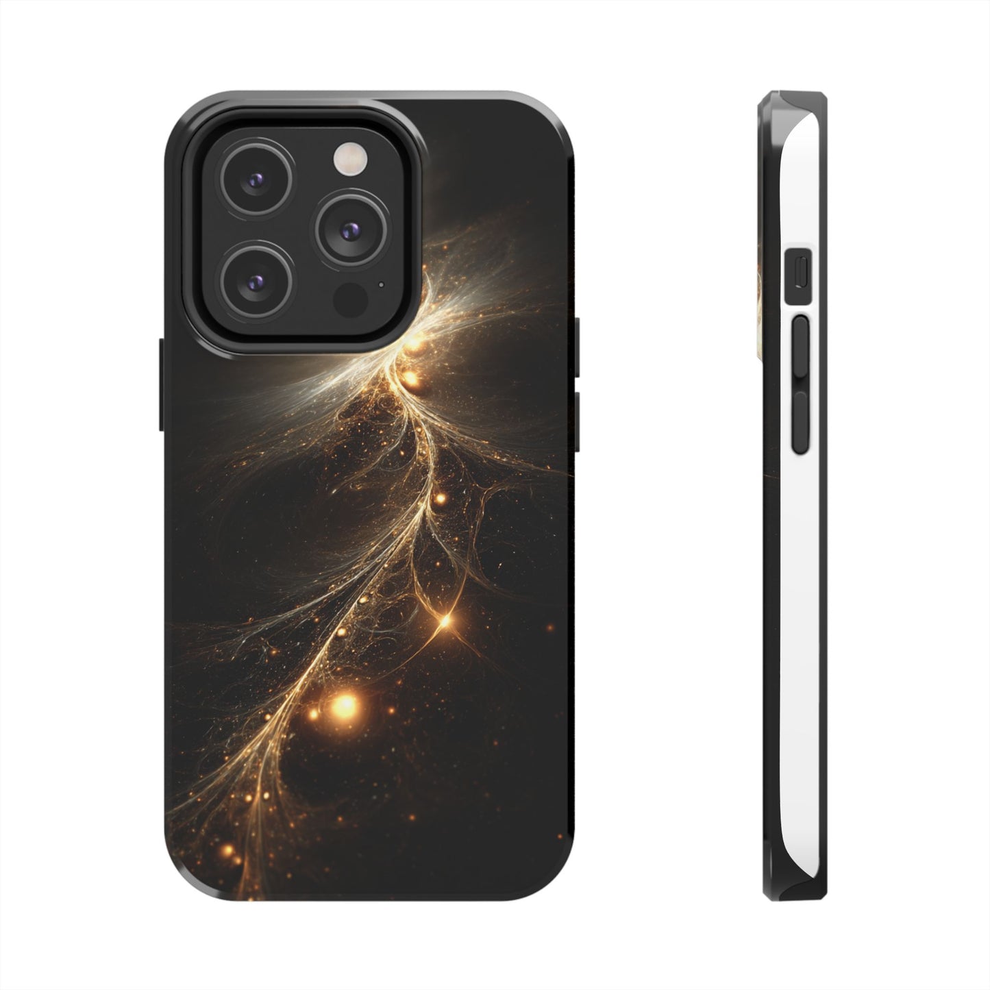 Cosmic Glow Tough Phone Case - Galaxy Design for Sci-Fi Lovers