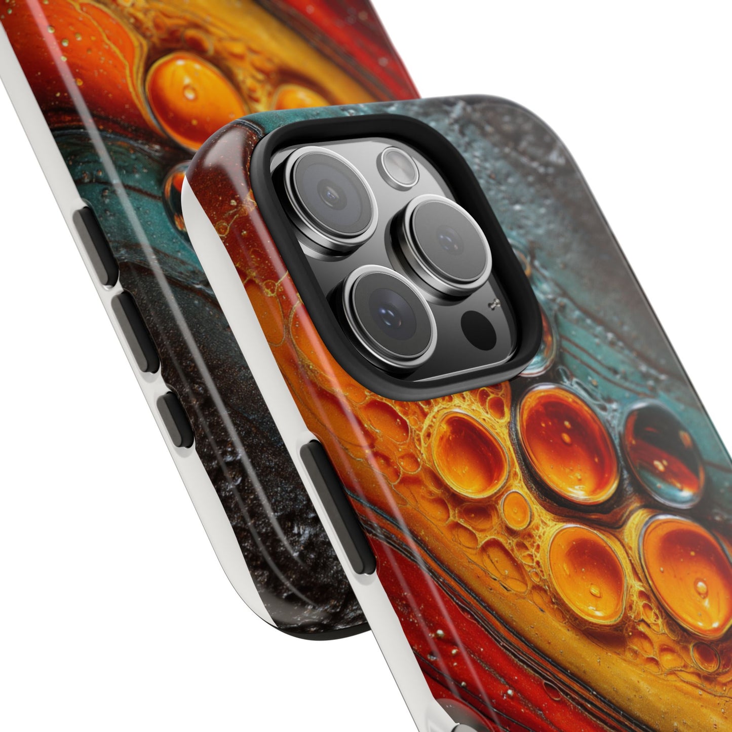 Artistic Tough Phone Case - Unique Abstract Design for Durable Protection