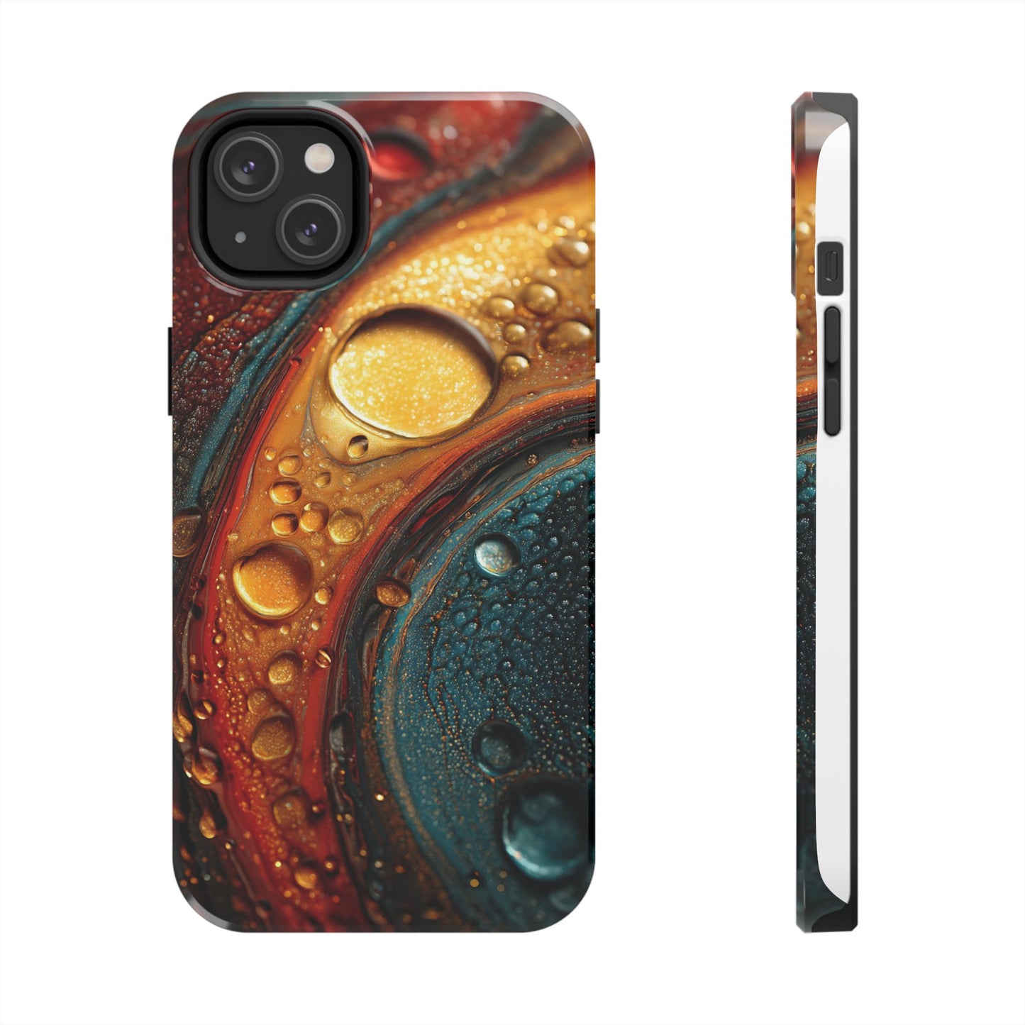 Vibrant Watercolor Tough Phone Case - Colorful Abstract Design