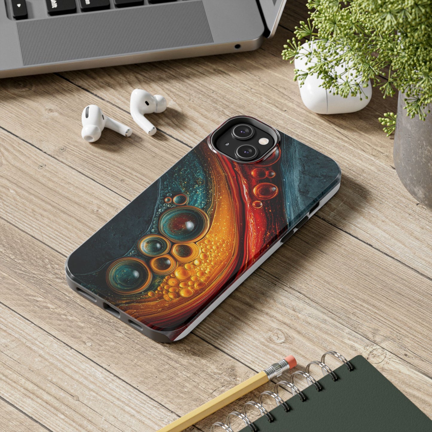 Vibrant Abstract Phone Case - Tough Protection with Style