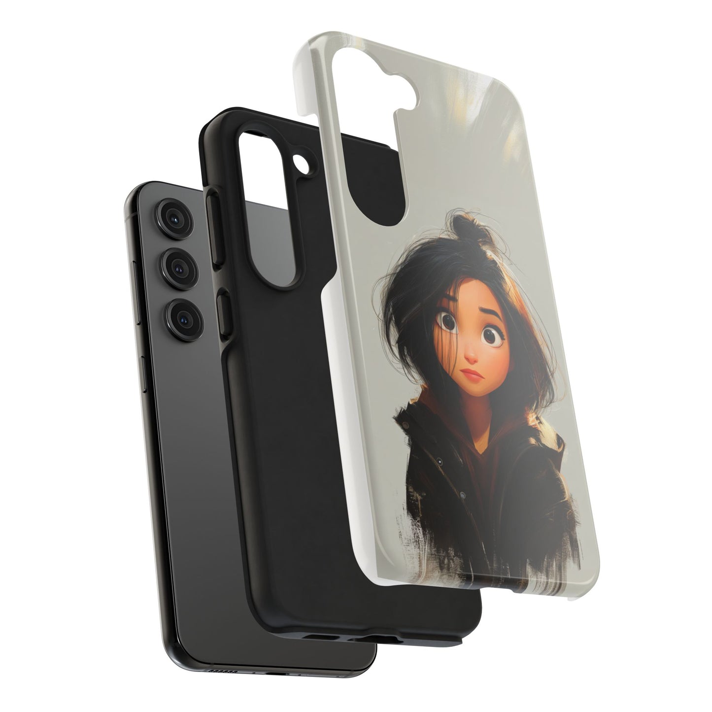 Artistic Tough Phone Case - Unique Design for Creative Souls