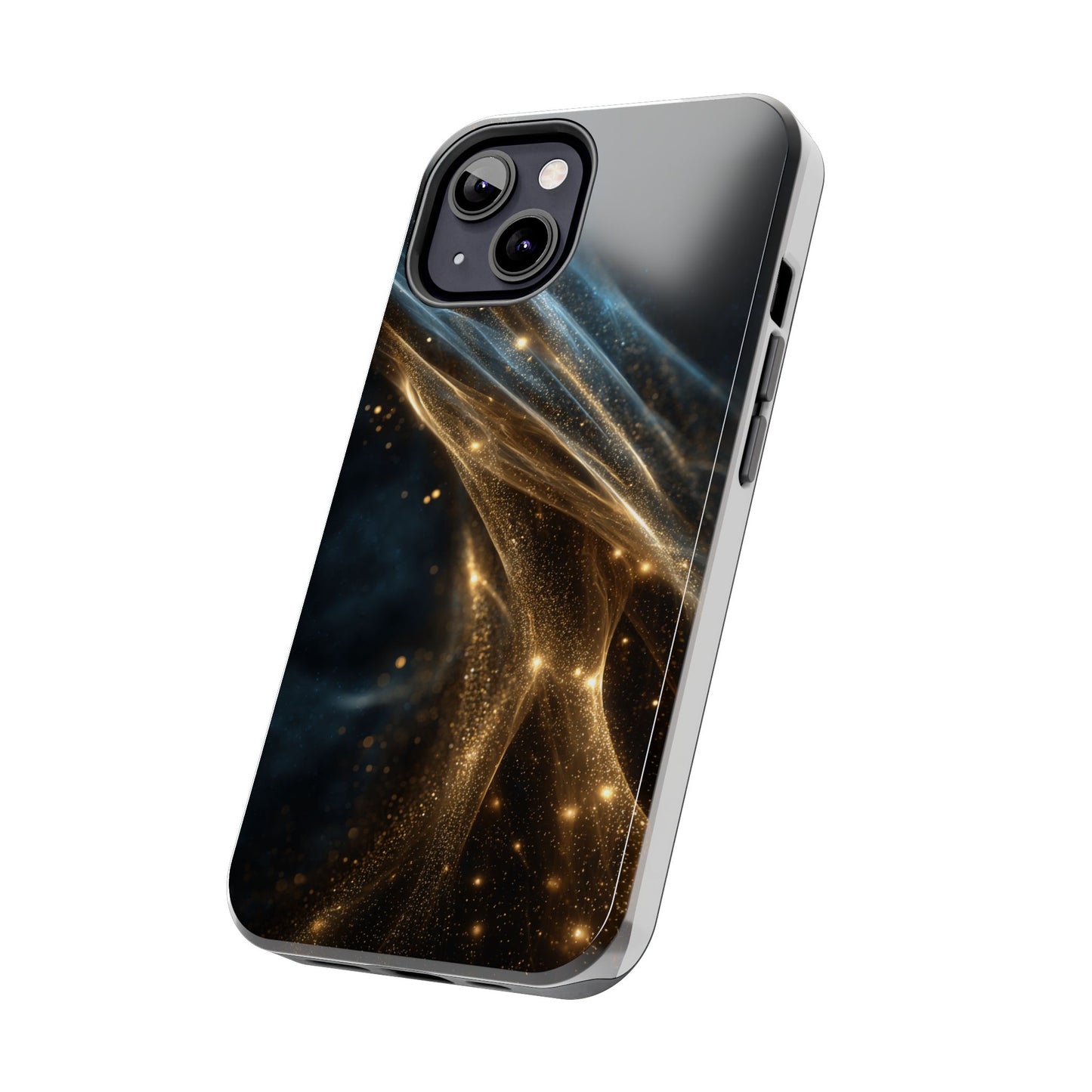 Stunning Gold Swirl Tough Phone Case - Stylish Protection with Elegance